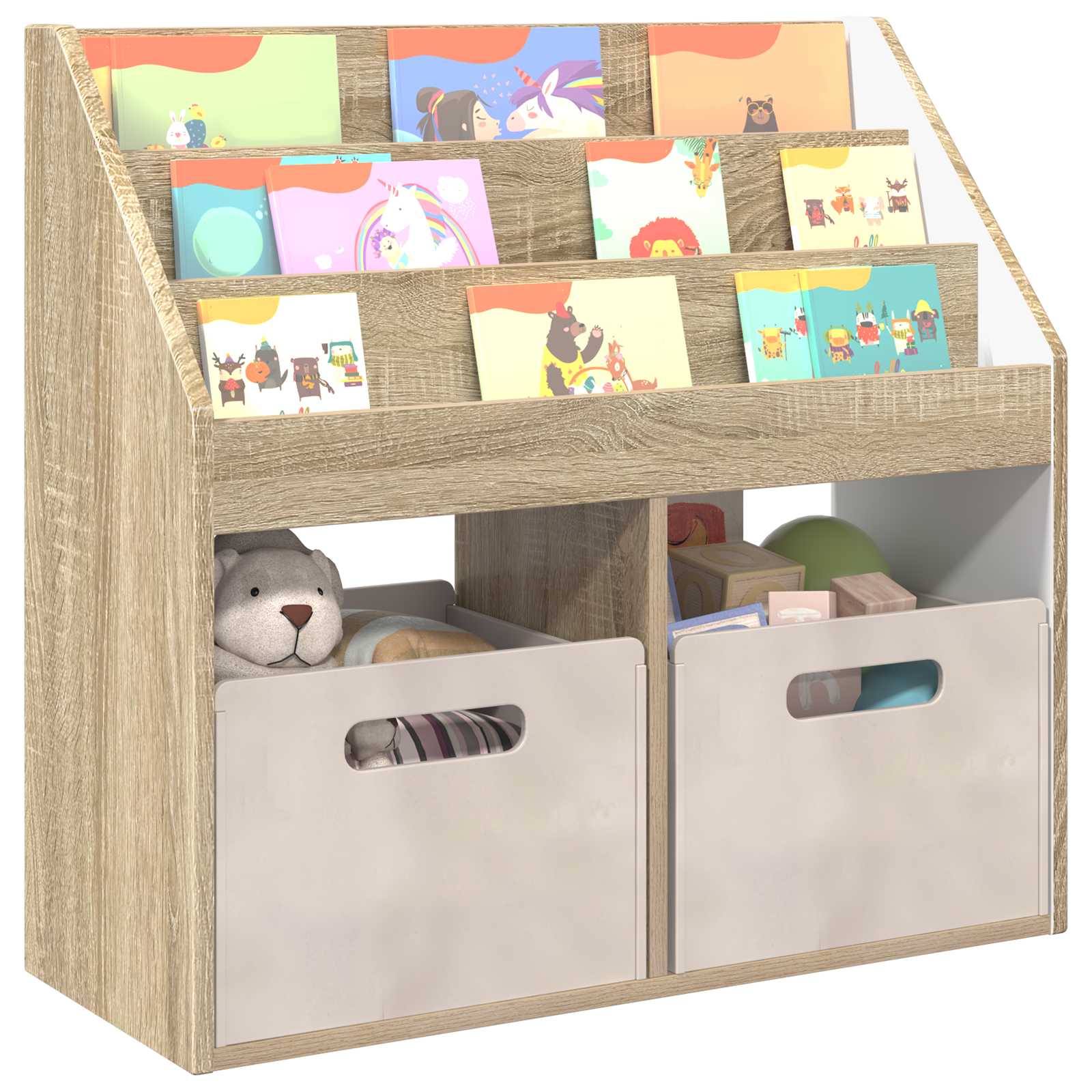 Bibliothèque pour enfants Chêne Sonoma 72,5 x 29,5 x 69 cm
