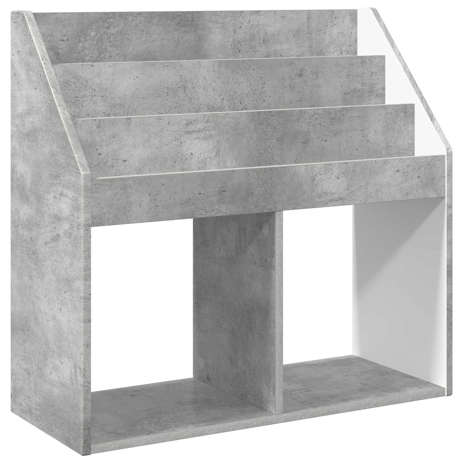 Bibliothèque pour enfants Gris béton 72,5 x 29,5 x 69 cm - XIOS