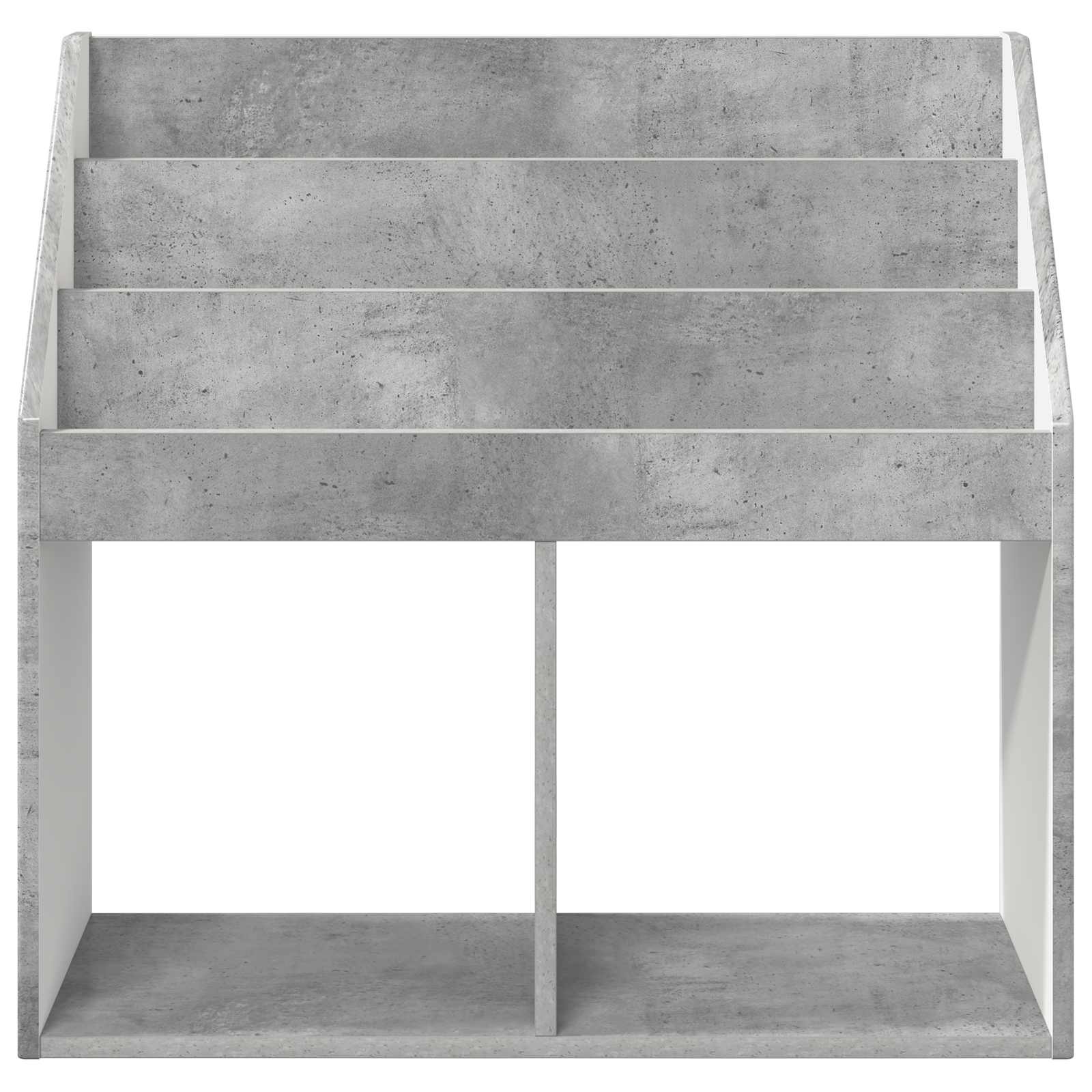 Bibliothèque pour enfants Gris béton 72,5 x 29,5 x 69 cm - XIOS