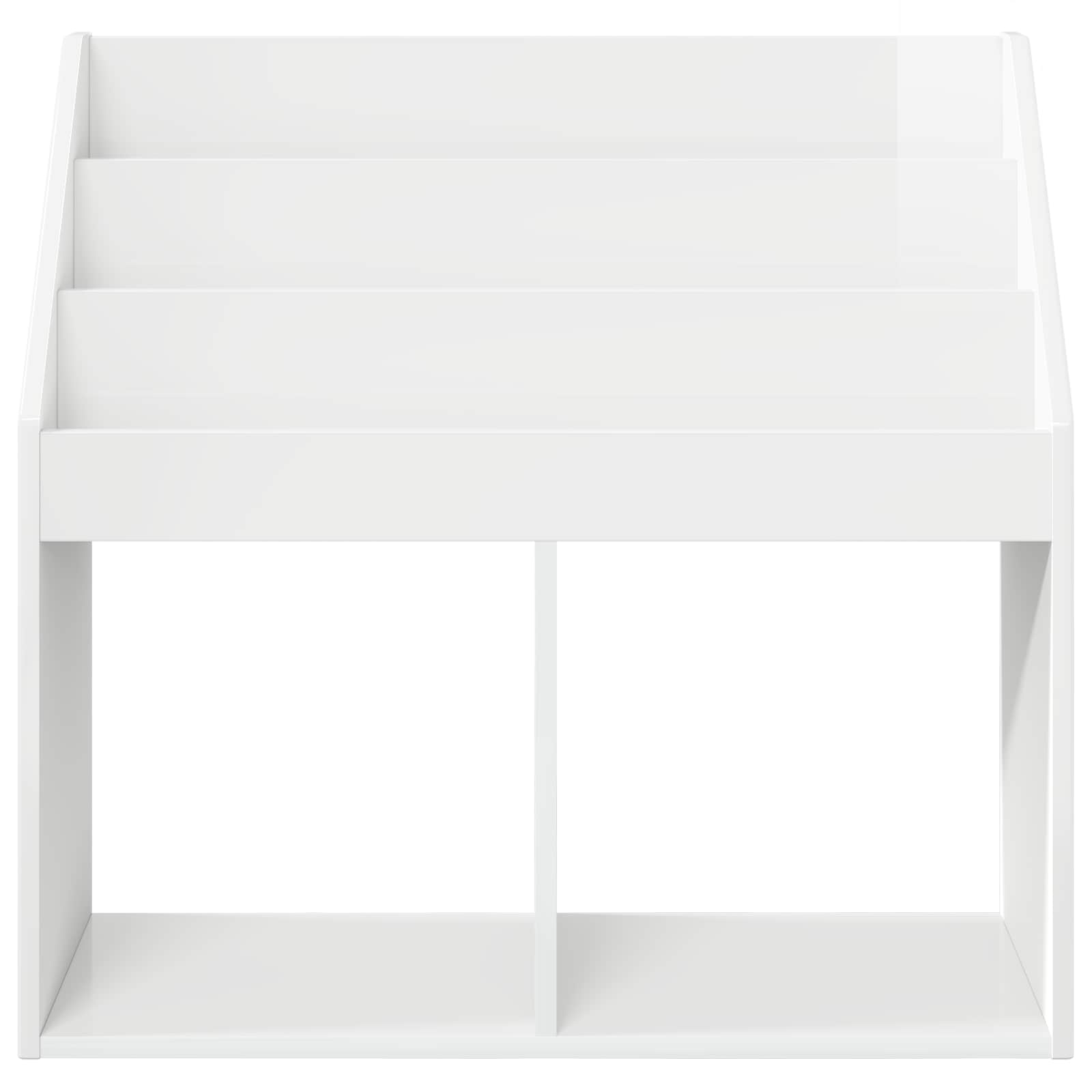 Bibliothèque pour enfants Blanc brillant 72,5 x 29,5 x 69 cm - XIOS