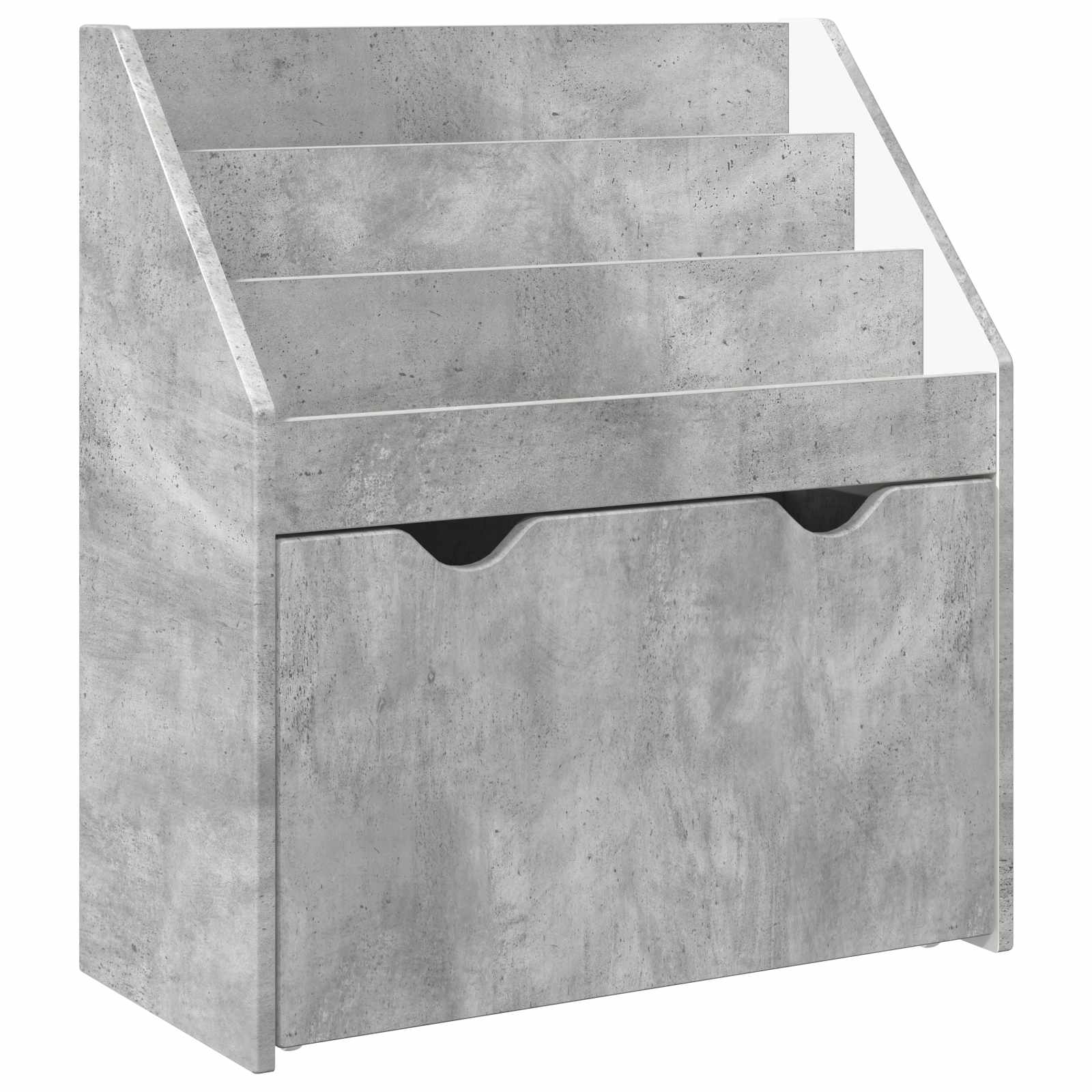 Bibliothèque pour enfants Gris béton 60 x 29,5 x 69 cm - XIOS