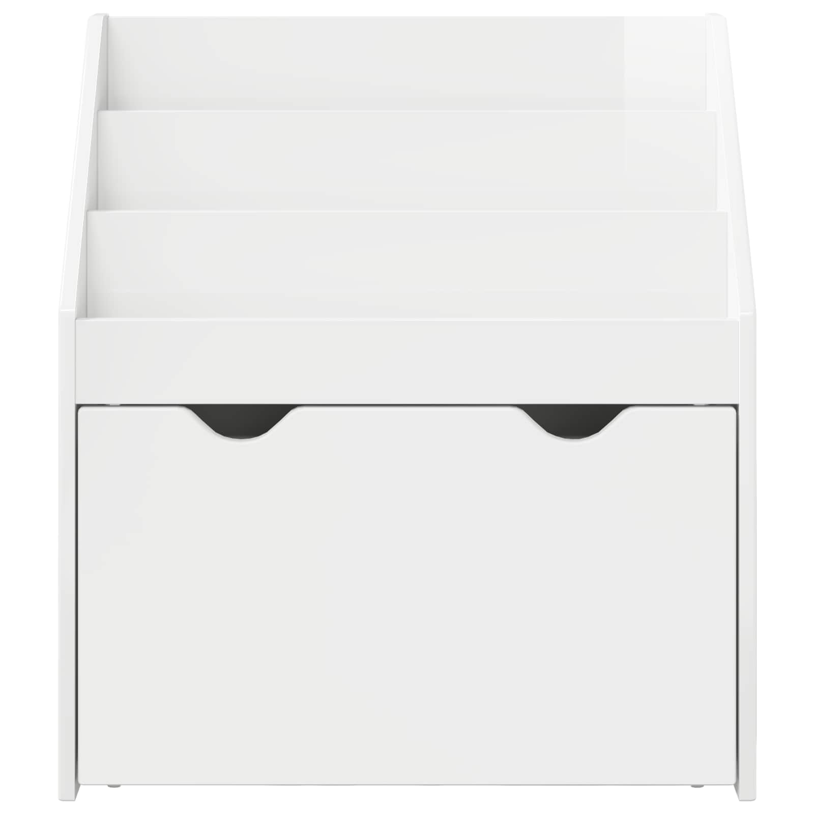Bibliothèque pour enfants Blanc brillant 60 x 29,5 x 69 cm - XIOS