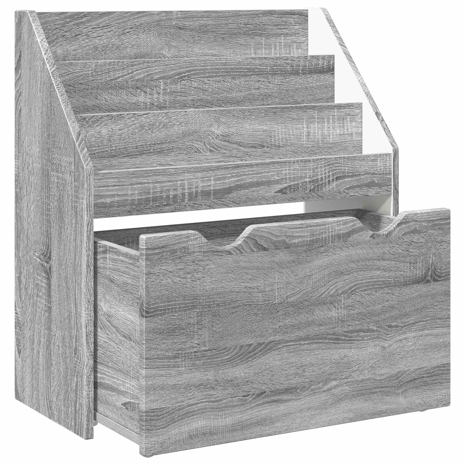 Bibliothèque pour enfants Gris Sonoma 60 x 29,5 x 69 cm - XIOS
