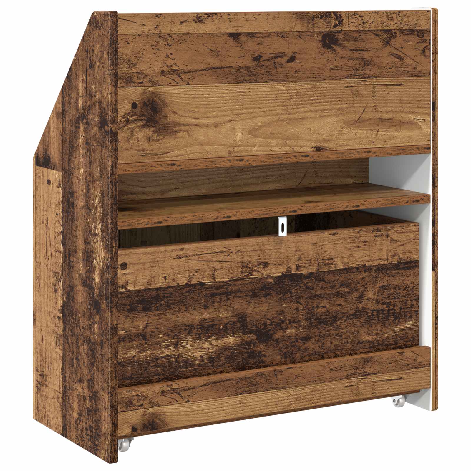 Bibliothèque pour enfants Bois ancien 60 x 29,5 x 69 cm - XIOS