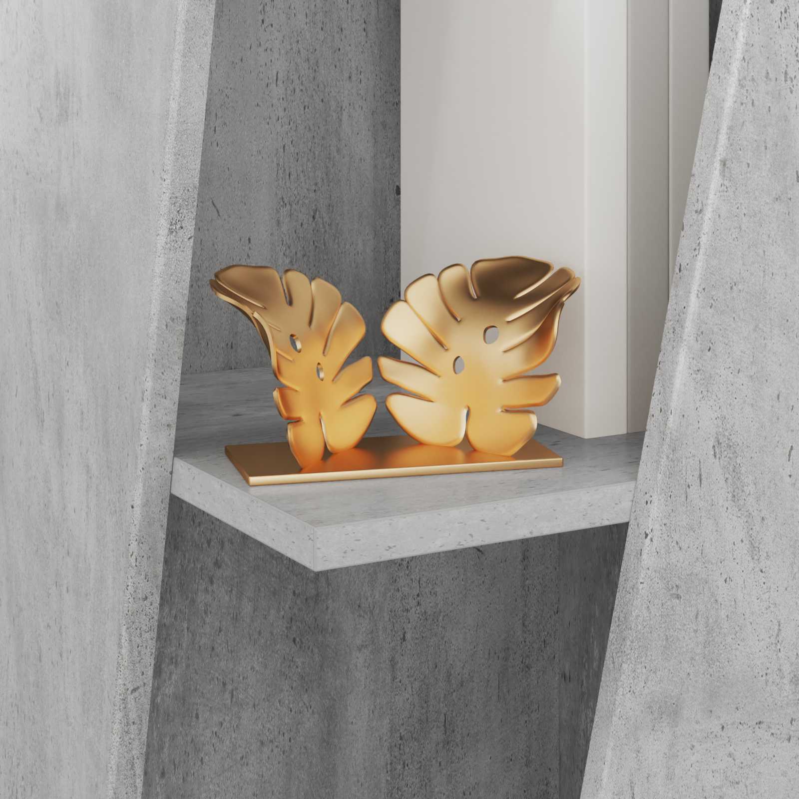 Étagère latérale 33 x 32 x 70,5 cm Bois d'ingénierie Gris béton - XIOS