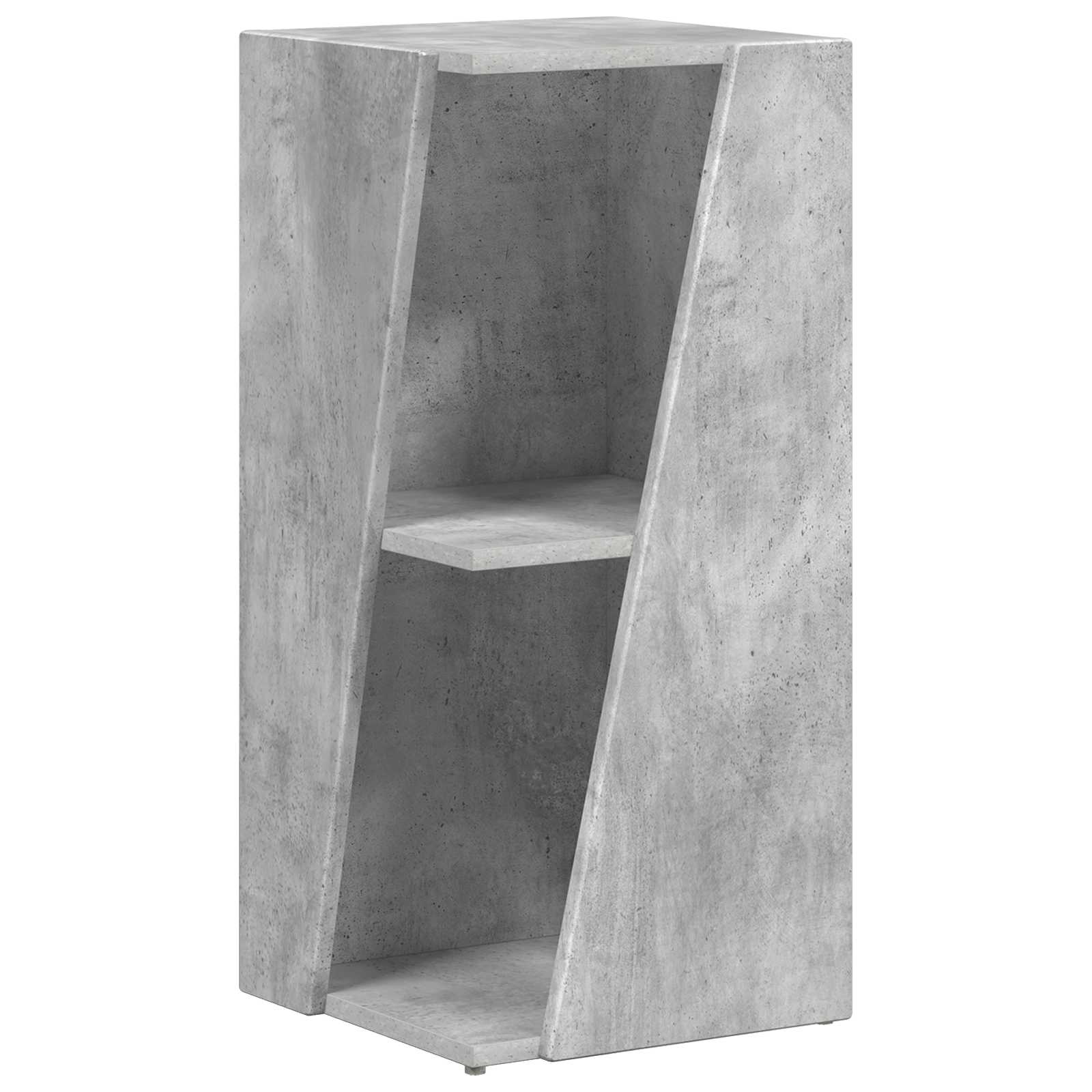 Étagère latérale 33 x 32 x 70,5 cm Bois d'ingénierie Gris béton - XIOS