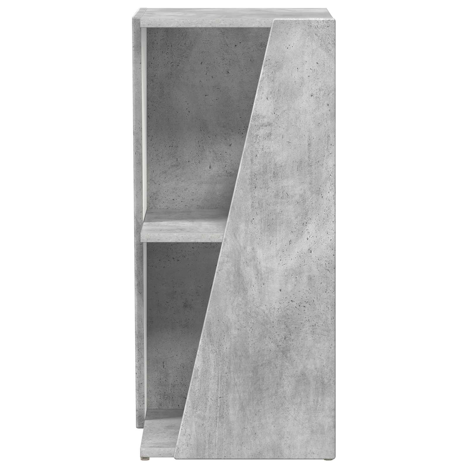 Étagère latérale 33 x 32 x 70,5 cm Bois d'ingénierie Gris béton - XIOS