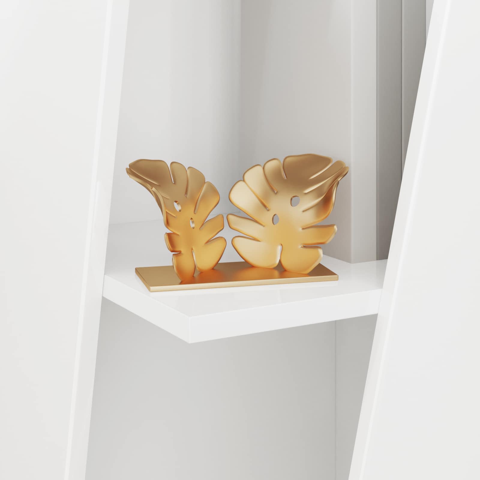 Étagère latérale Blanc brillant 33 x 32 x 70,5 cm - XIOS