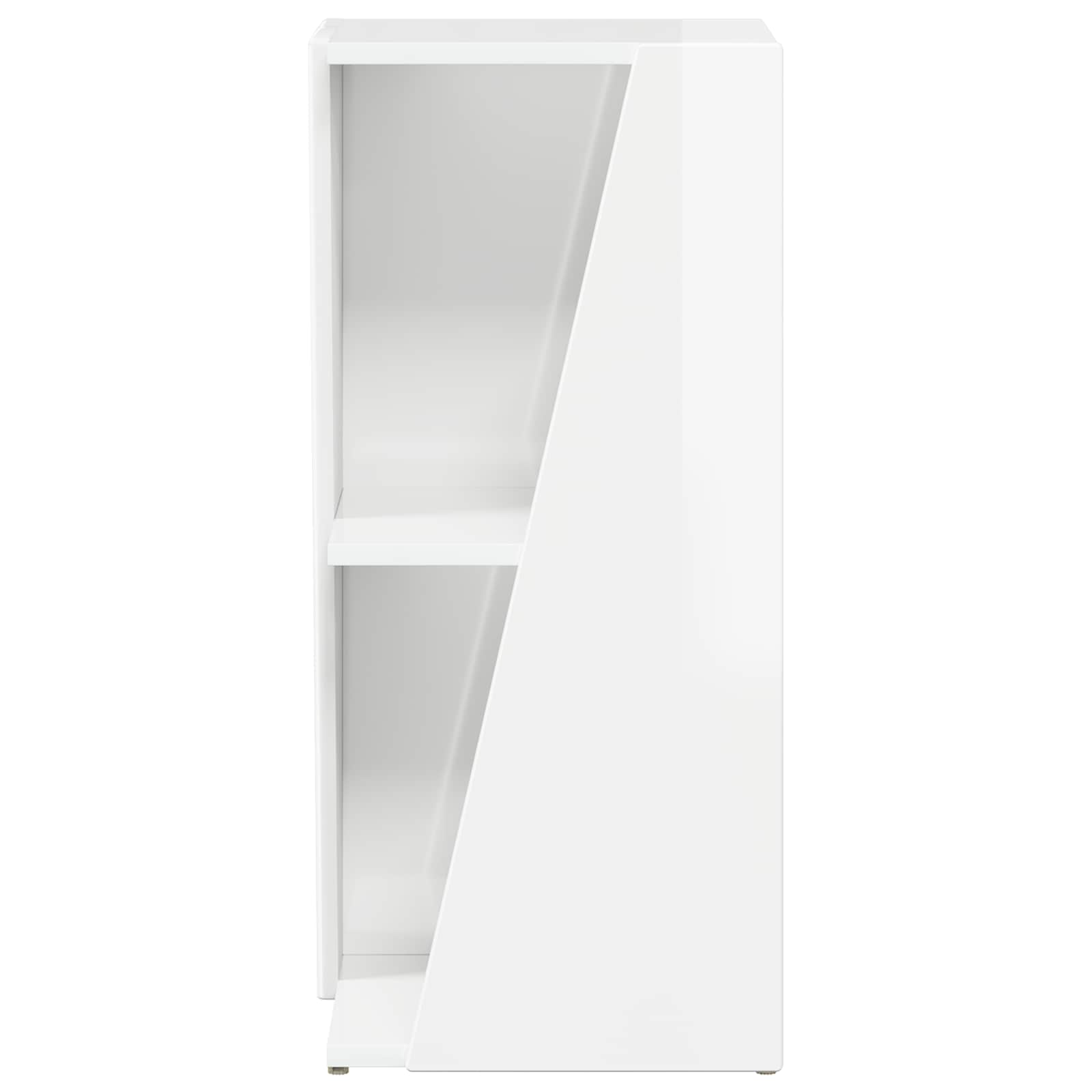 Étagère latérale Blanc brillant 33 x 32 x 70,5 cm - XIOS