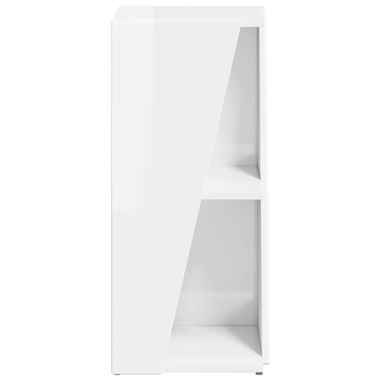 Étagère latérale Blanc brillant 33 x 32 x 70,5 cm - XIOS
