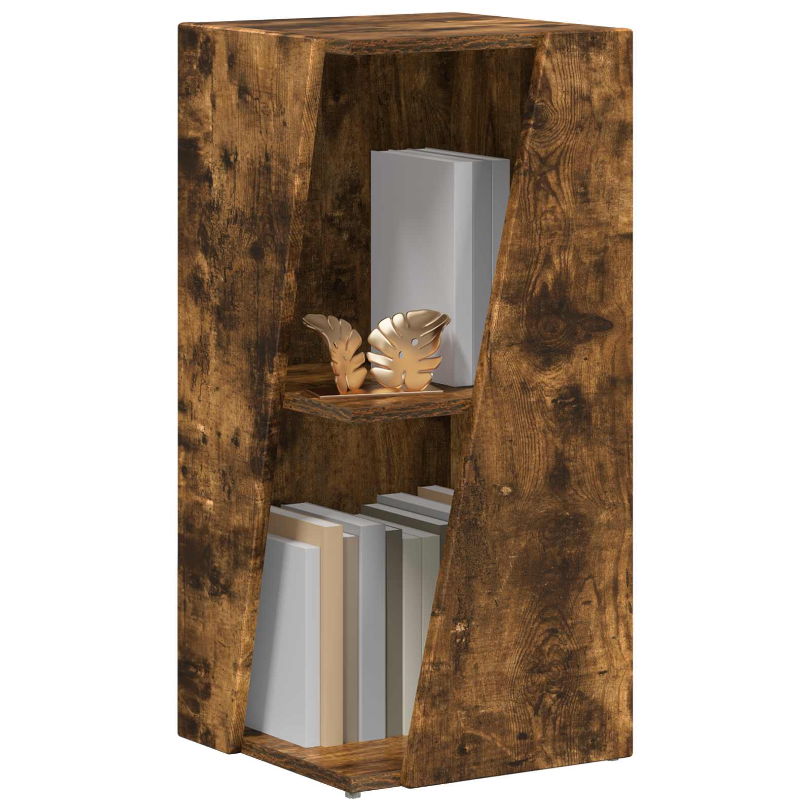 Étagère latérale Chêne fumé 33 x 32 x 70,5 cm Bois d'ingénierie - XIOS