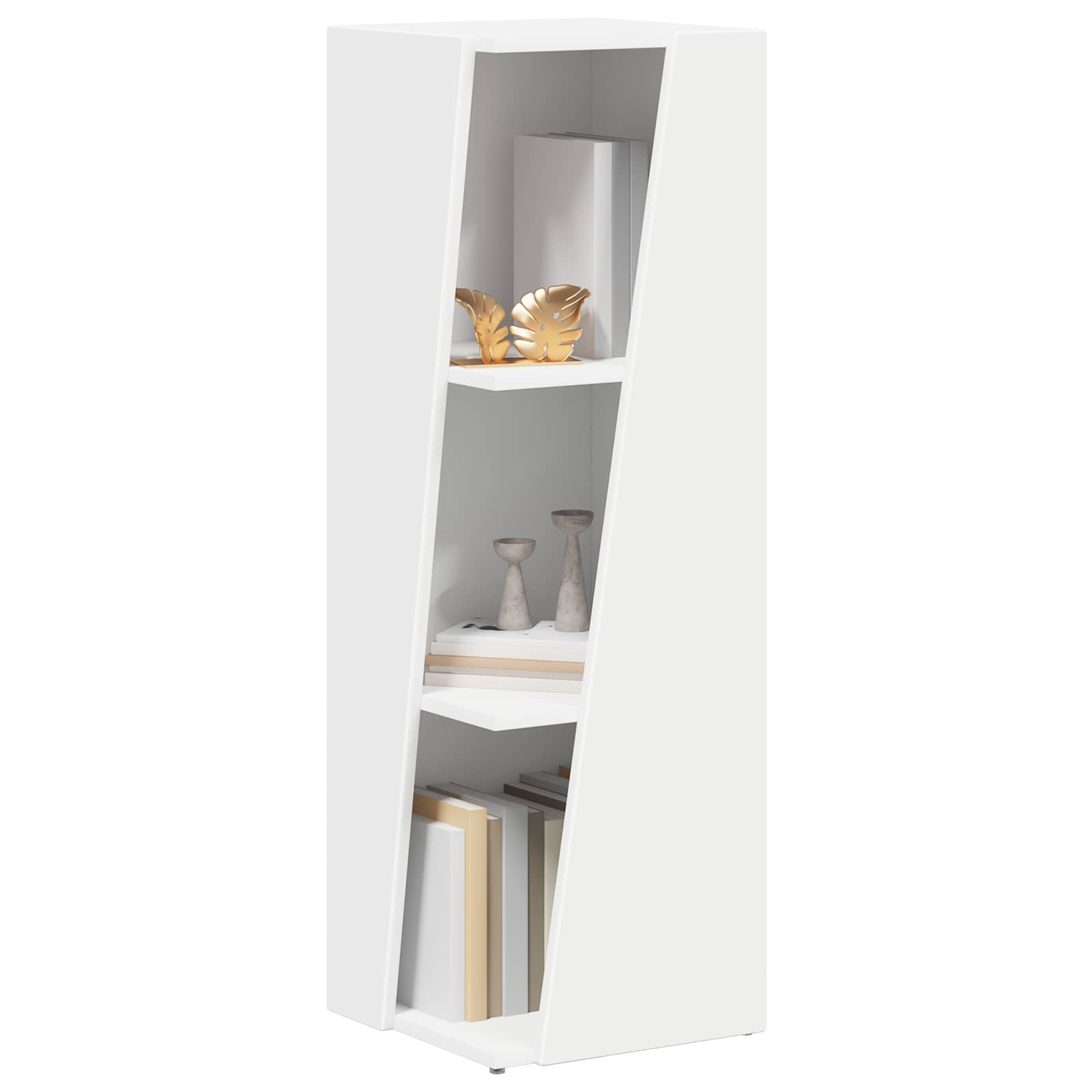 Étagère latérale Blanc 33 x 32 x 100,5 cm Bois d'ingénierie - XIOS