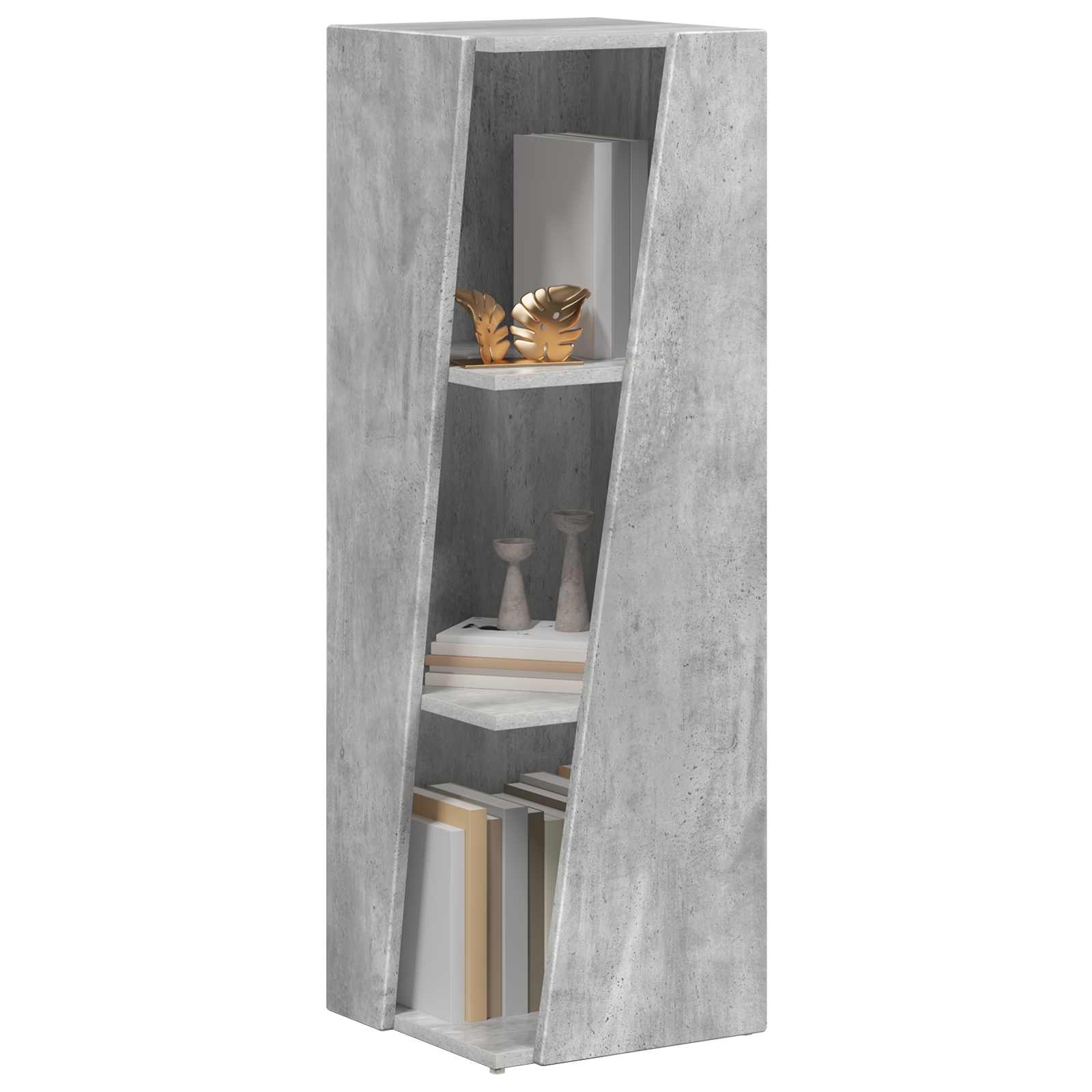 Étagère latérale Gris béton 33 x 32 x 100,5 cm - XIOS
