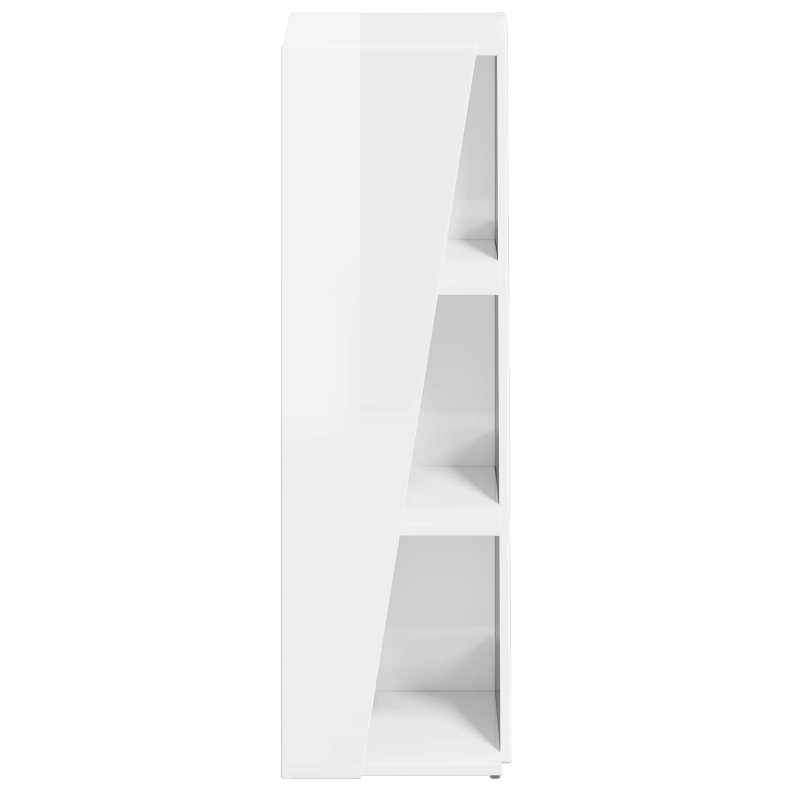 Étagère latérale Blanc brillant 33 x 32 x 100,5 cm - XIOS