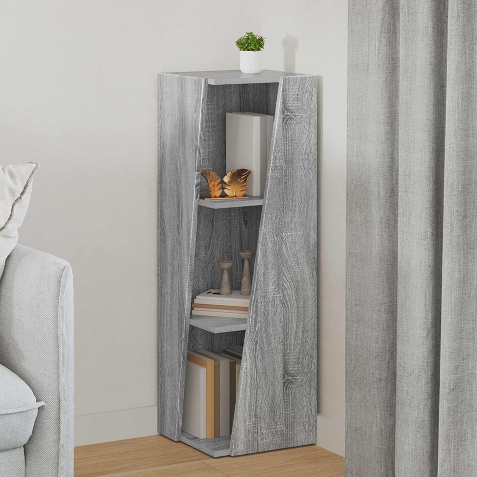Étagère latérale Gris Sonoma 33 x 32 x 100,5 cm - XIOS