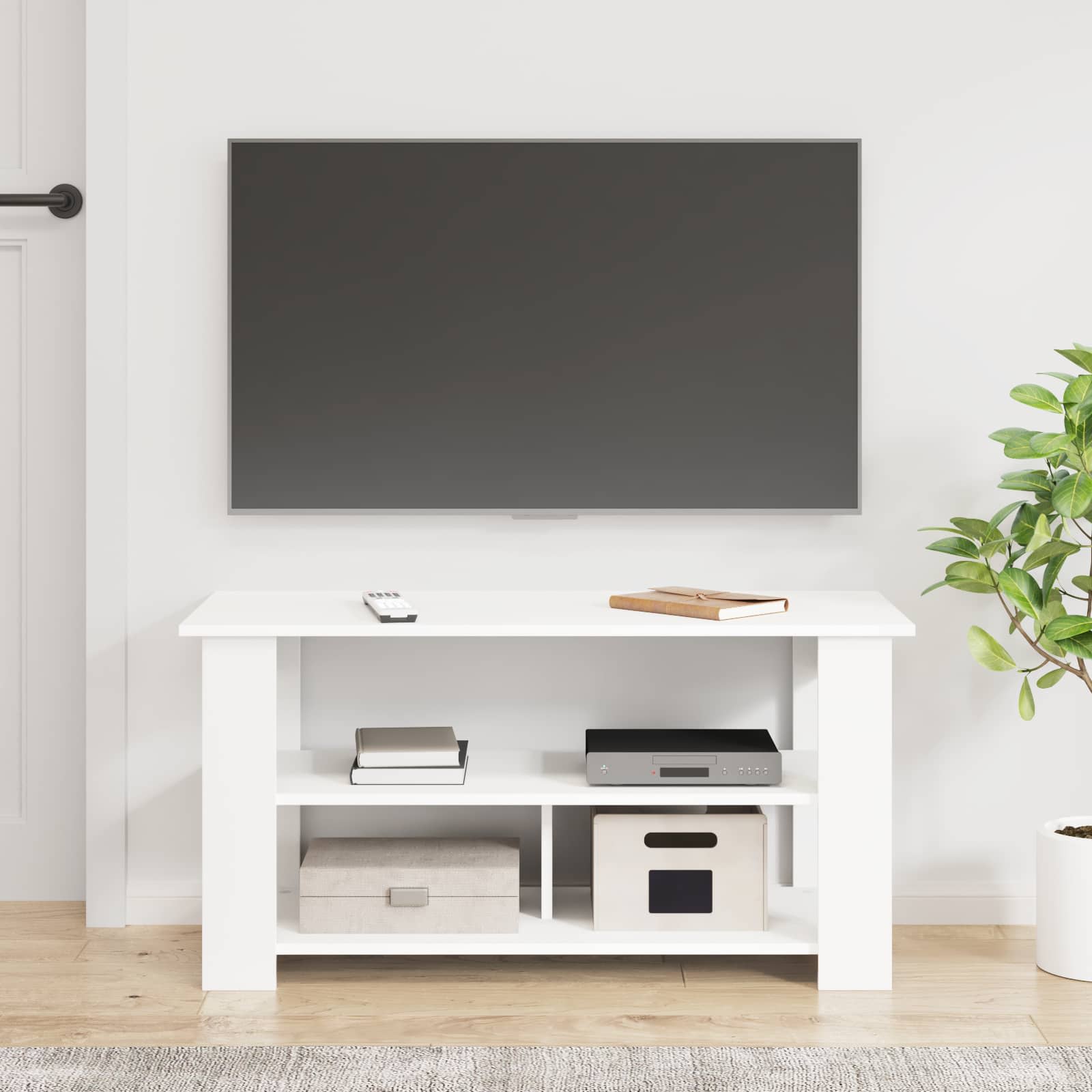 Support de télévision Blanc 100 x 40 x 50 cm - XIOS