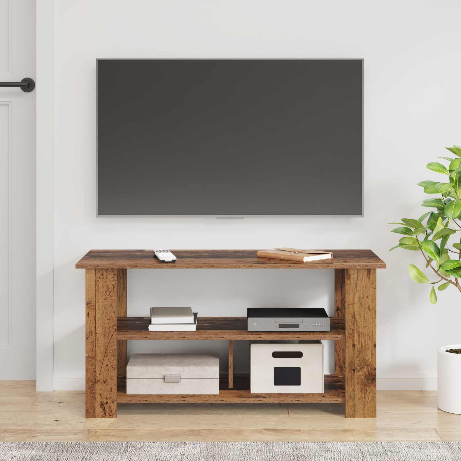 Support de télévision Bois ancien 100 x 40 x 50 cm - XIOS
