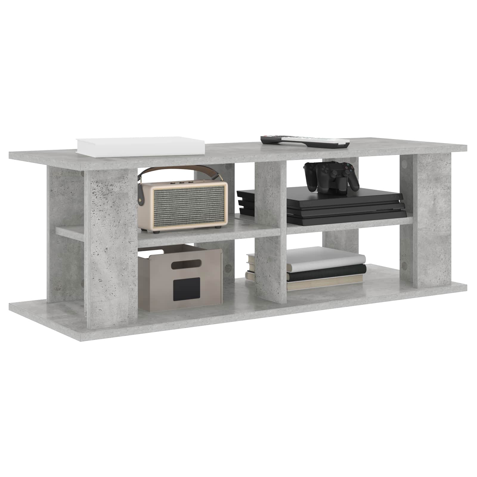 Support de télévision Gris béton 96 x 35 x 33,5 cm - XIOS