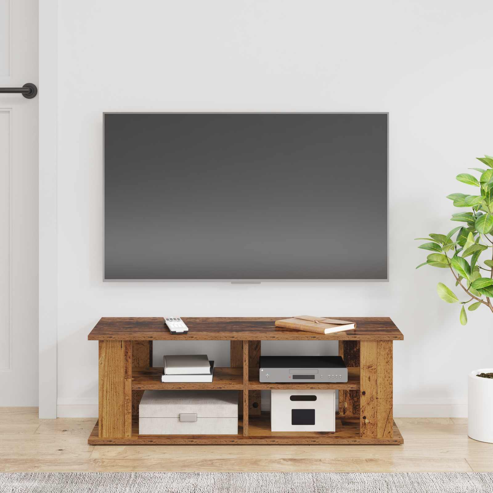 Support de télévision Bois ancien 96 x 35 x 33,5 cm - XIOS