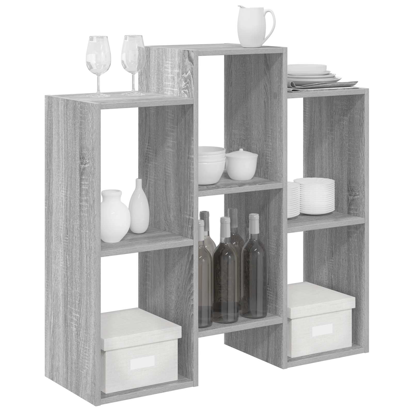 Buffet Gris Sonoma 90 x 30 x 90 cm - XIOS