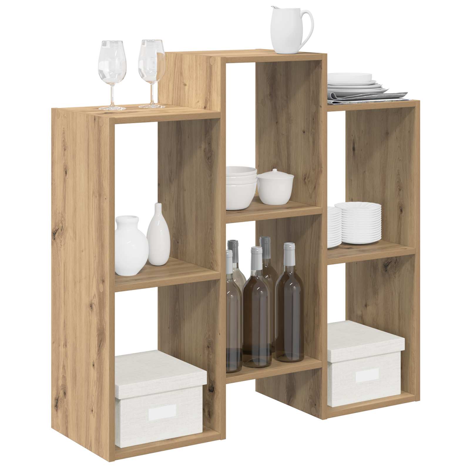 Buffet Chêne artisanal 90 x 30 x 90 cm - XIOS