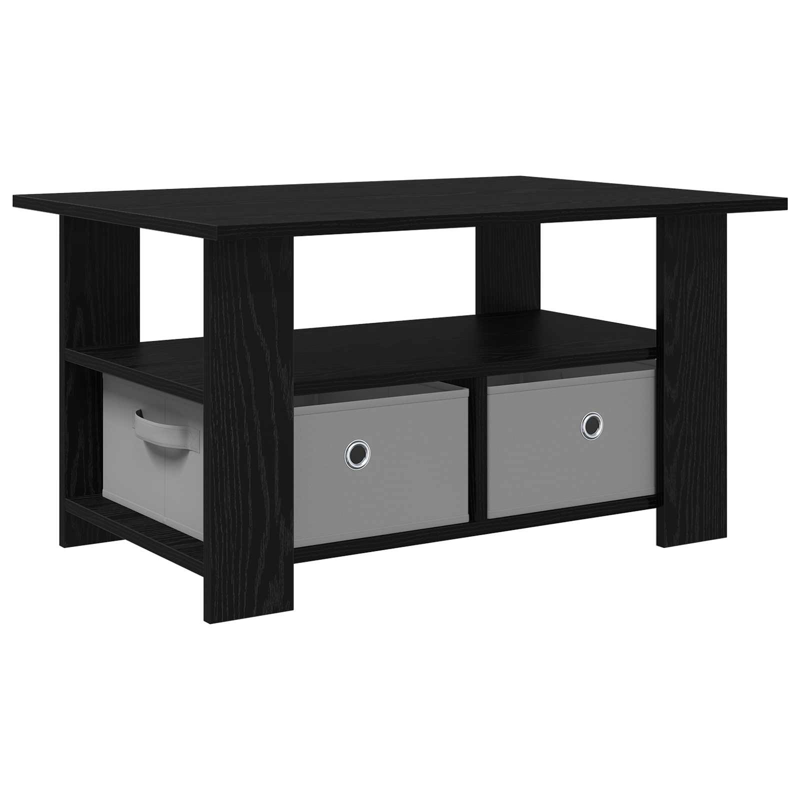 Table basse Chêne noir 77 x 55 x 42 cm Bois d'ingénierie - XIOS