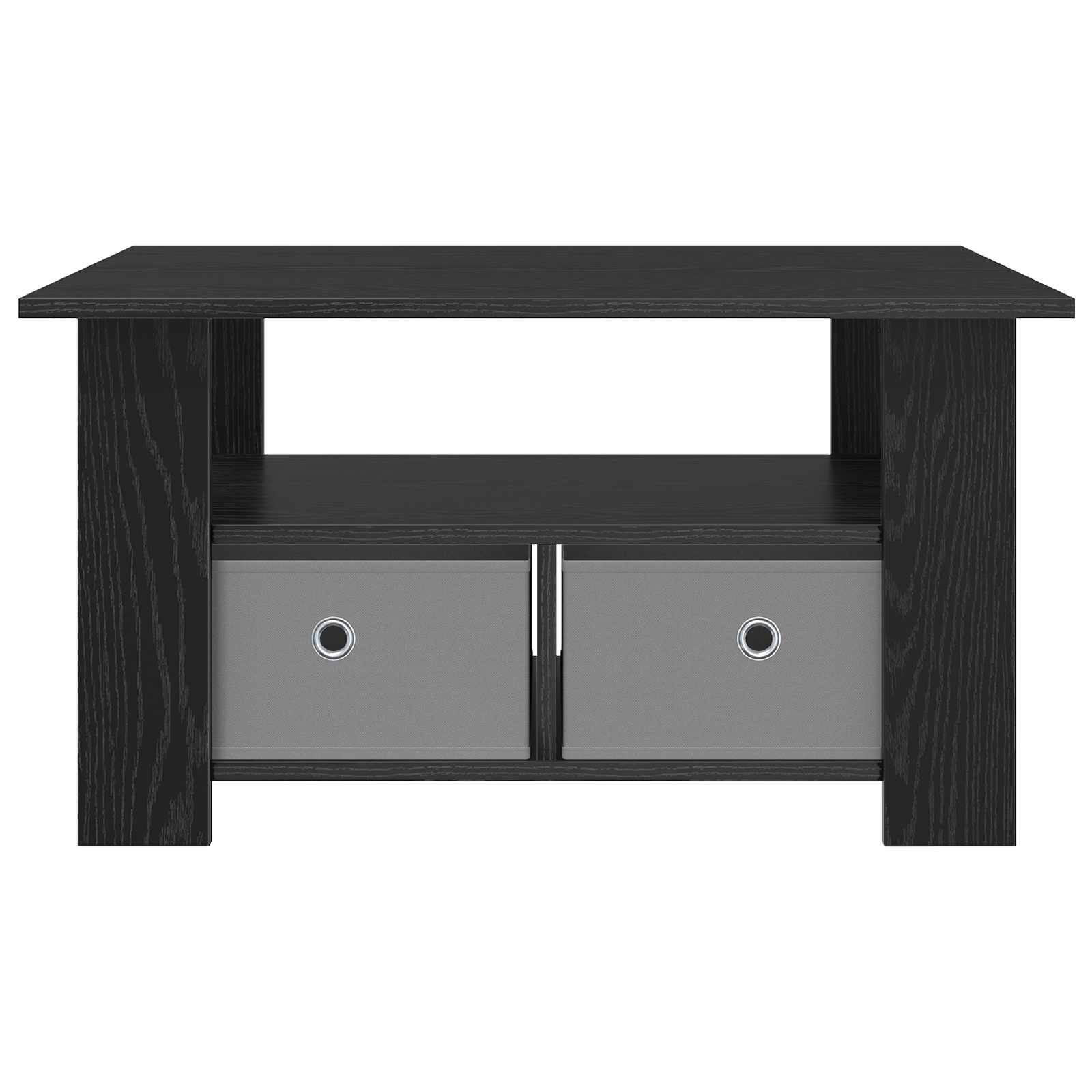 Table basse Chêne noir 77 x 55 x 42 cm Bois d'ingénierie - XIOS