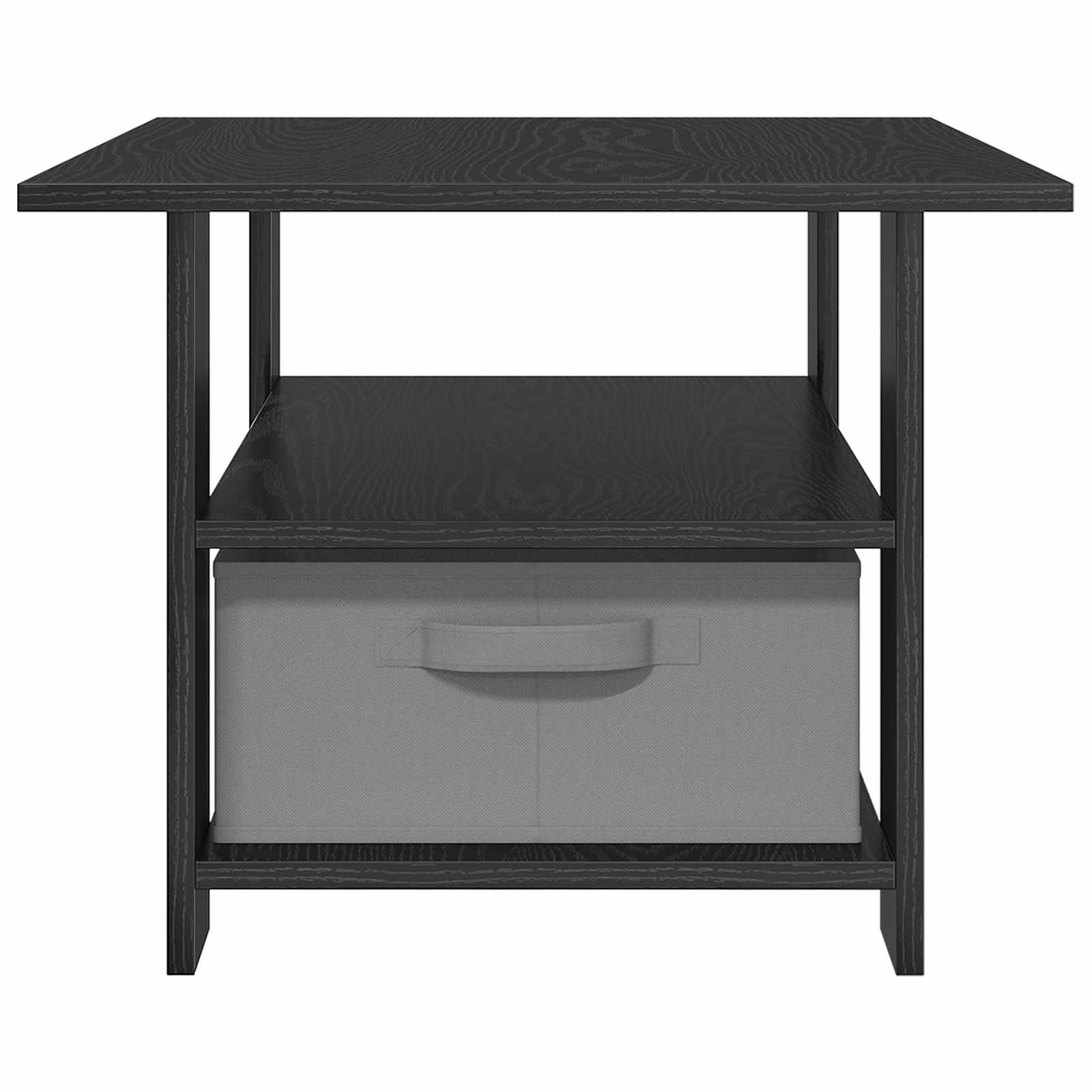 Table basse Chêne noir 77 x 55 x 42 cm Bois d'ingénierie - XIOS