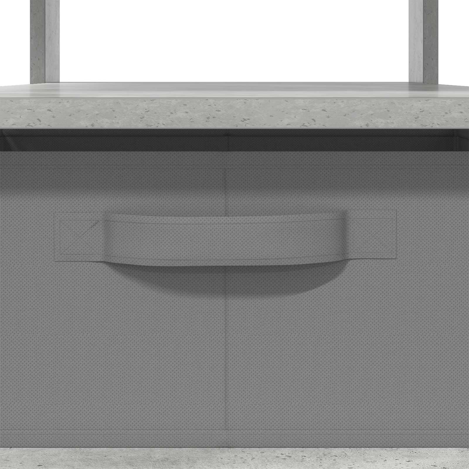 Table basse Gris béton 77 x 55 x 42 cm Bois d'ingénierie - XIOS