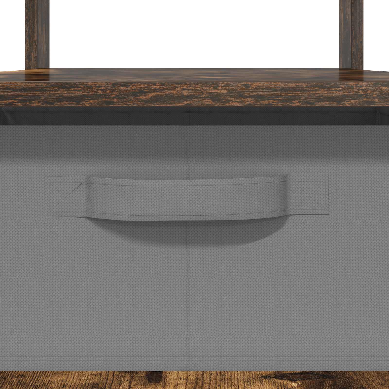 Table basse Chêne fumé 77 x 55 x 42 cm Bois d'ingénierie - XIOS