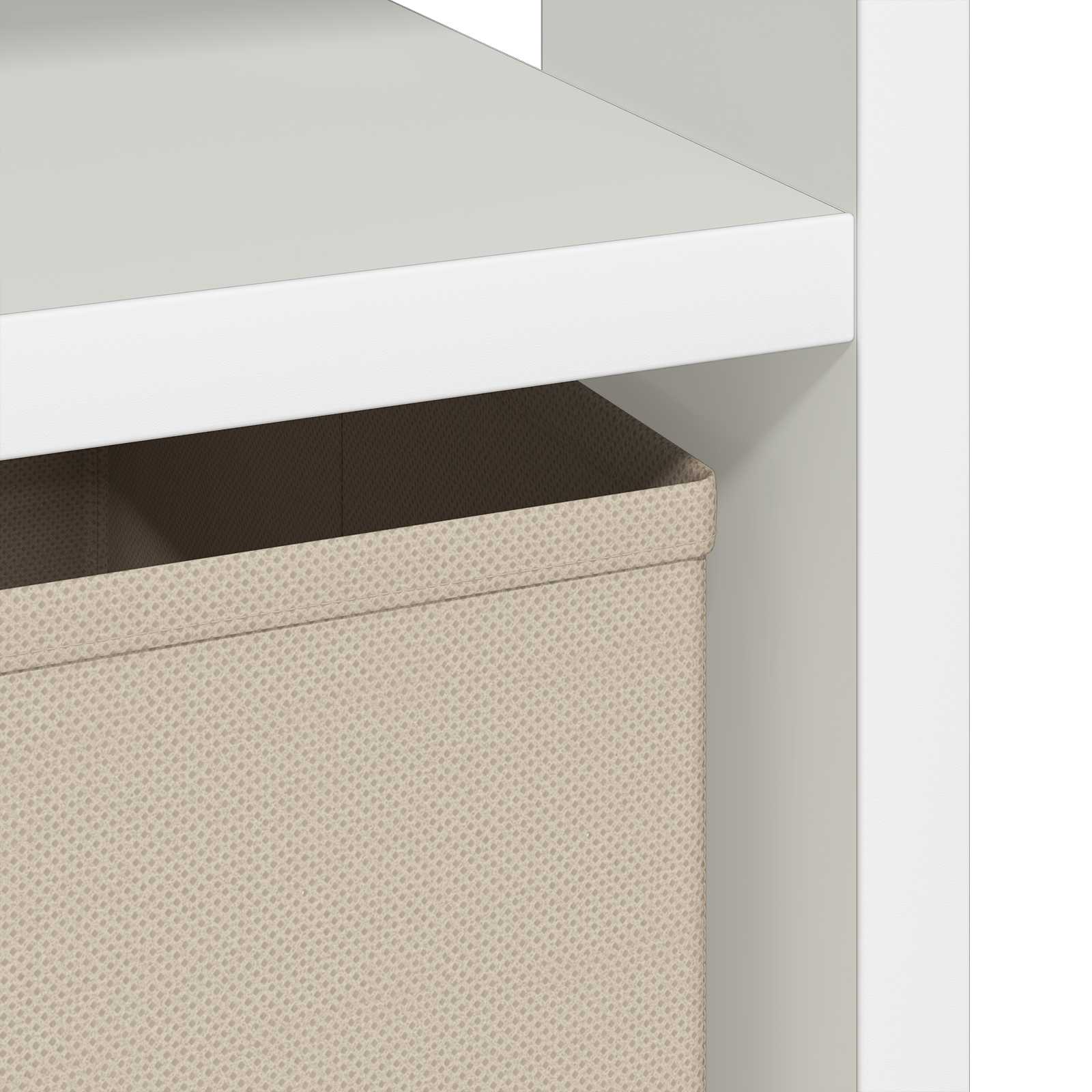 Table de chevet 2 pc Blanc 41 x 40 x 45 cm Bois d'ingénierie - XIOS