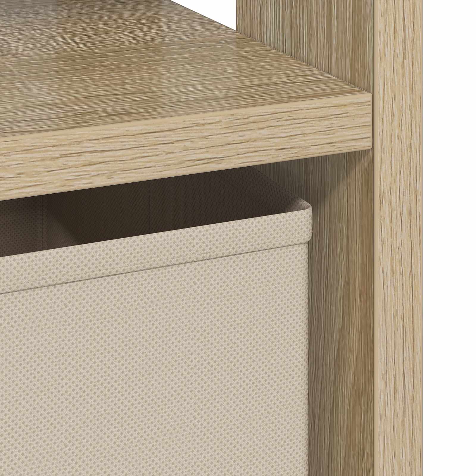 Table de chevet 2 pc Chêne Sonoma 41 x 40 x 45 cm - XIOS