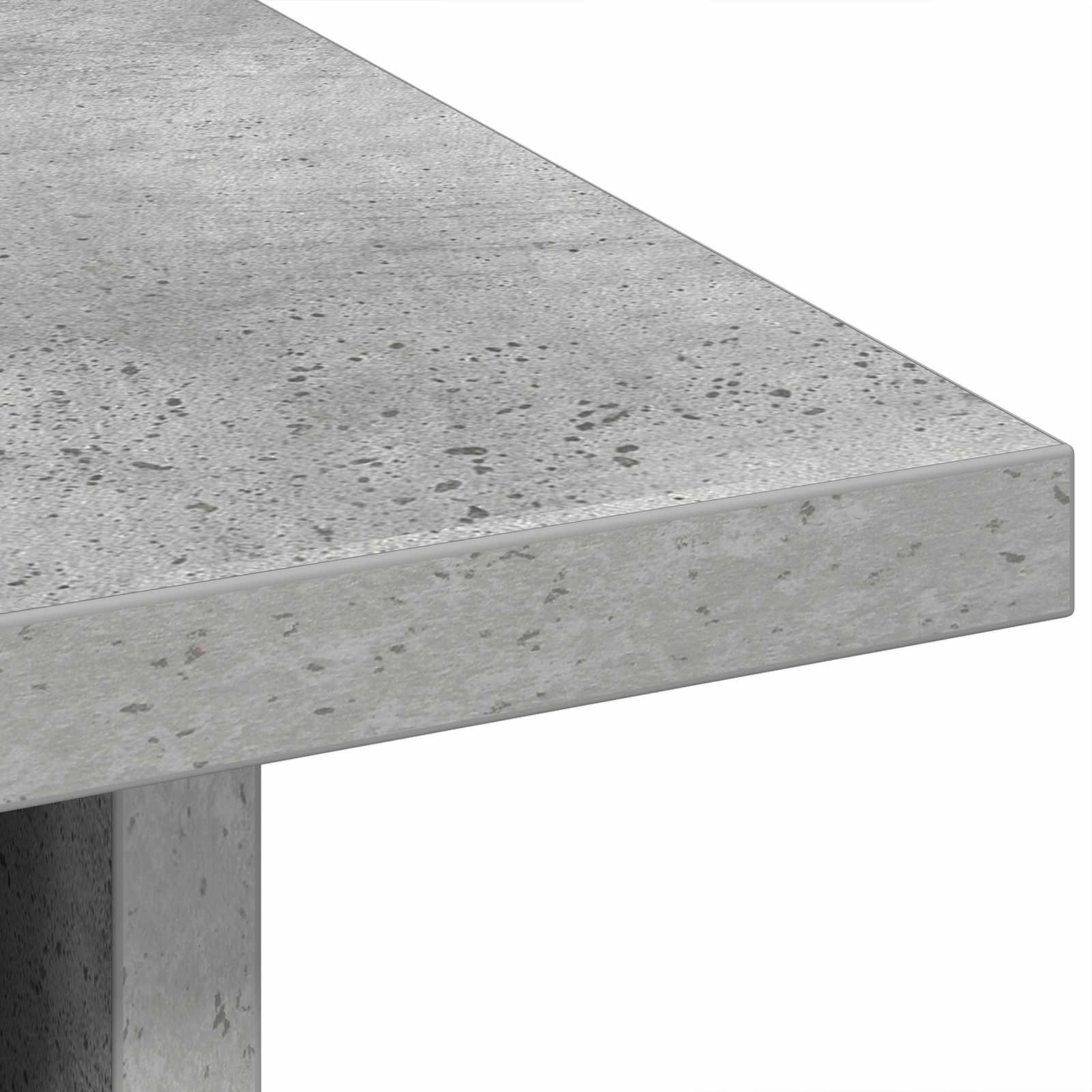 Table de chevet 2 pc Gris béton 41 x 40 x 45 cm - XIOS