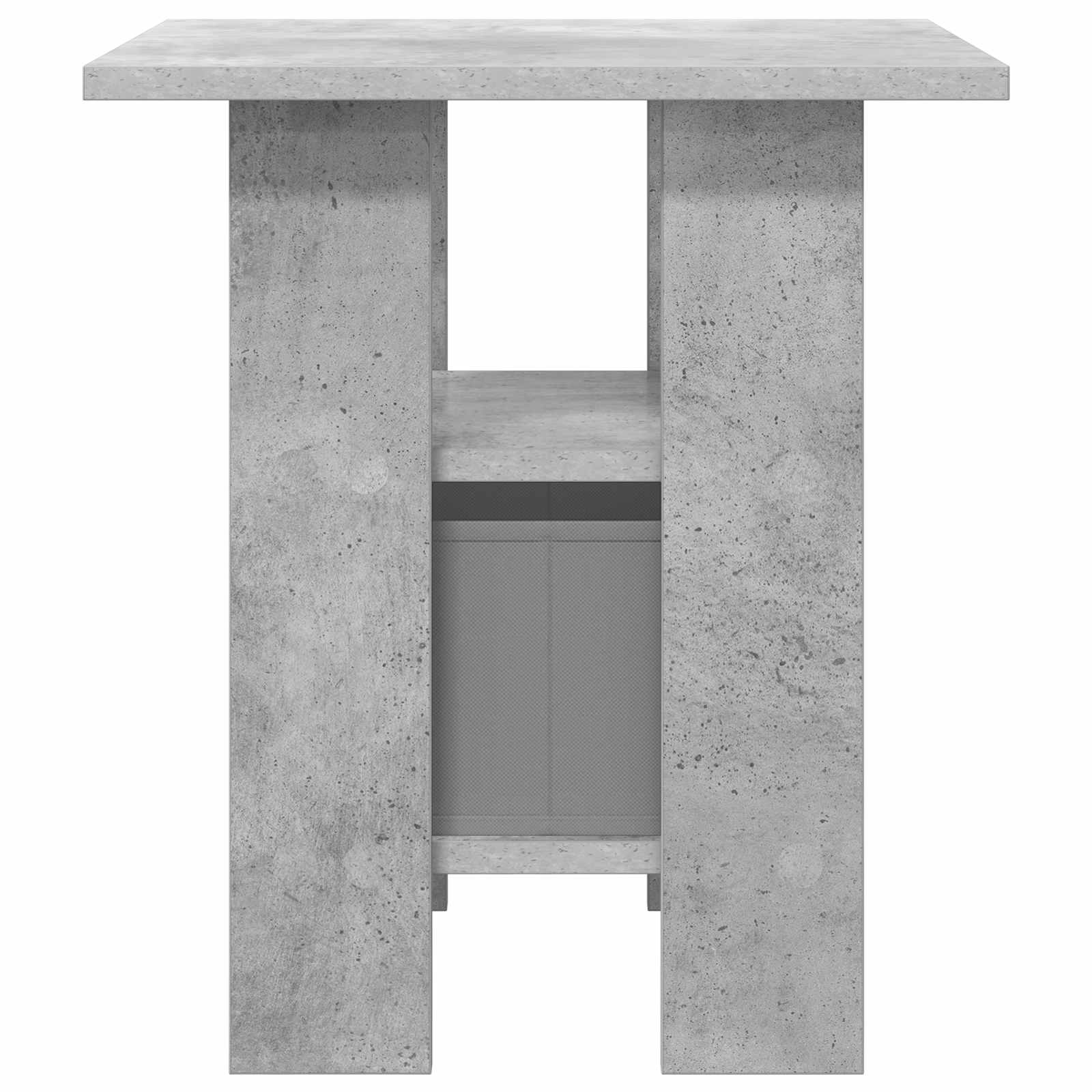 Table de chevet 2 pc Gris béton 41 x 40 x 45 cm - XIOS