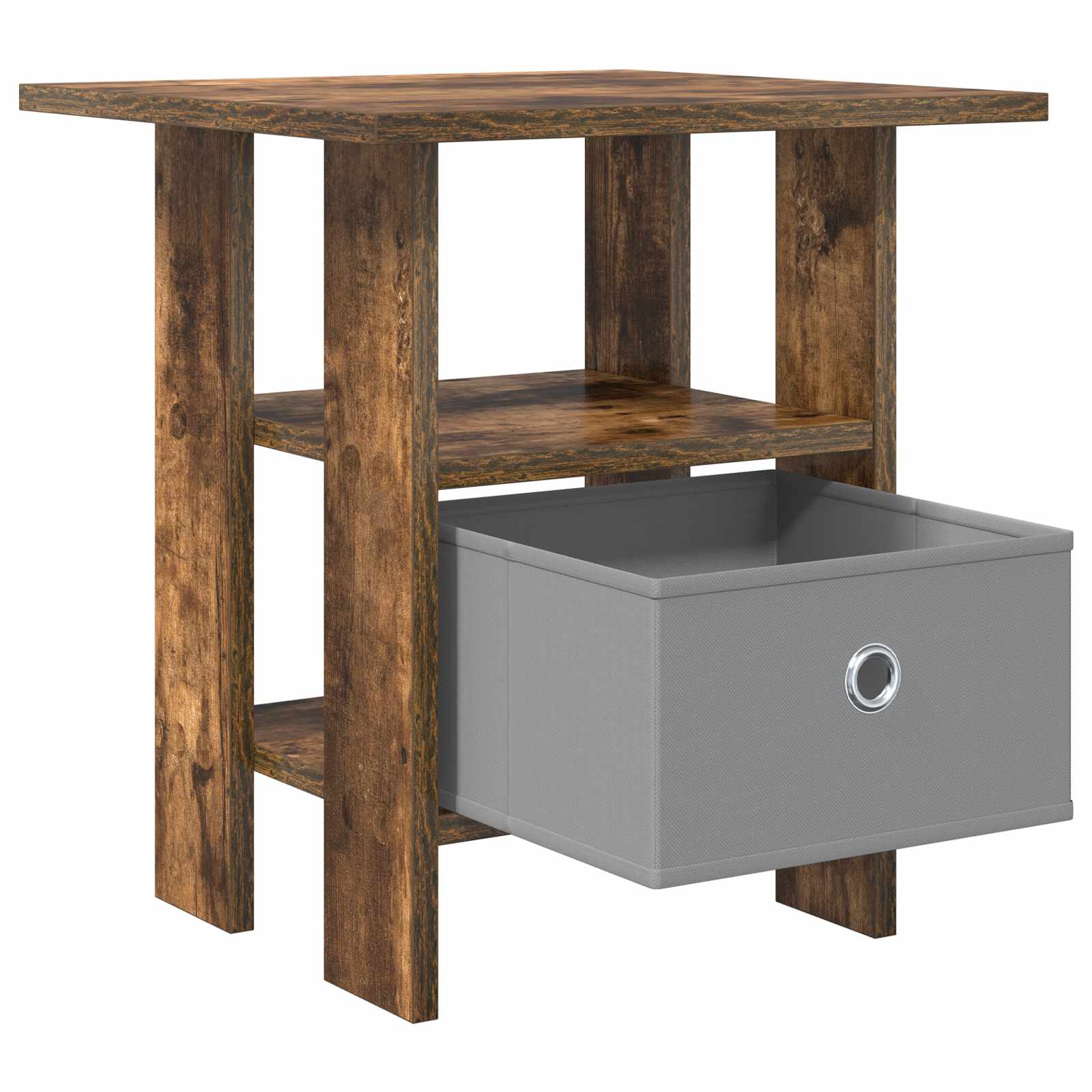 Table de chevet 2 pc Chêne fumé 41 x 40 x 45 cm - XIOS