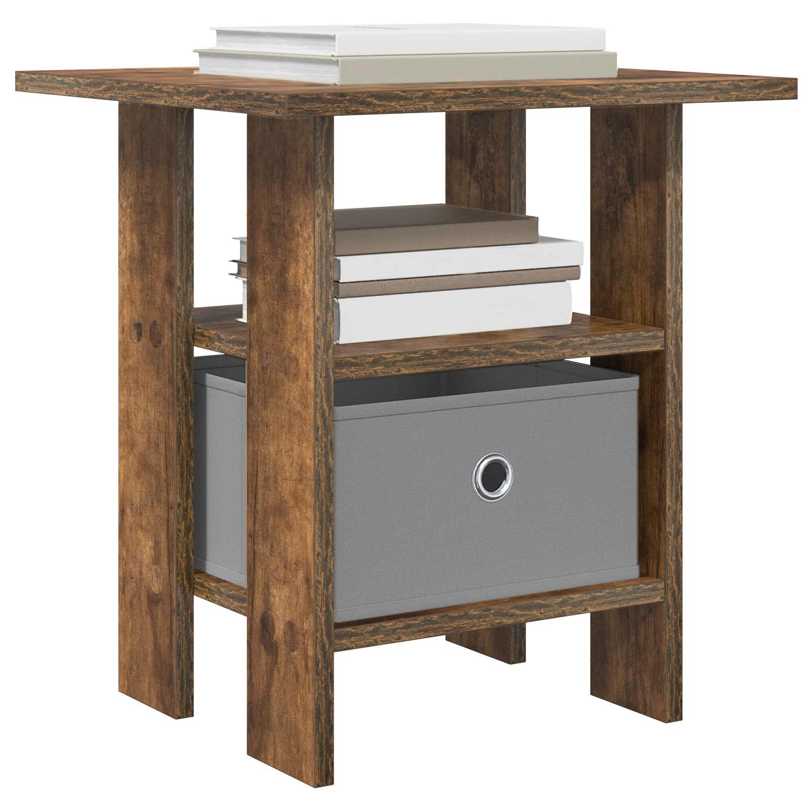 Table de chevet 2 pc Chêne fumé 41 x 40 x 45 cm - XIOS