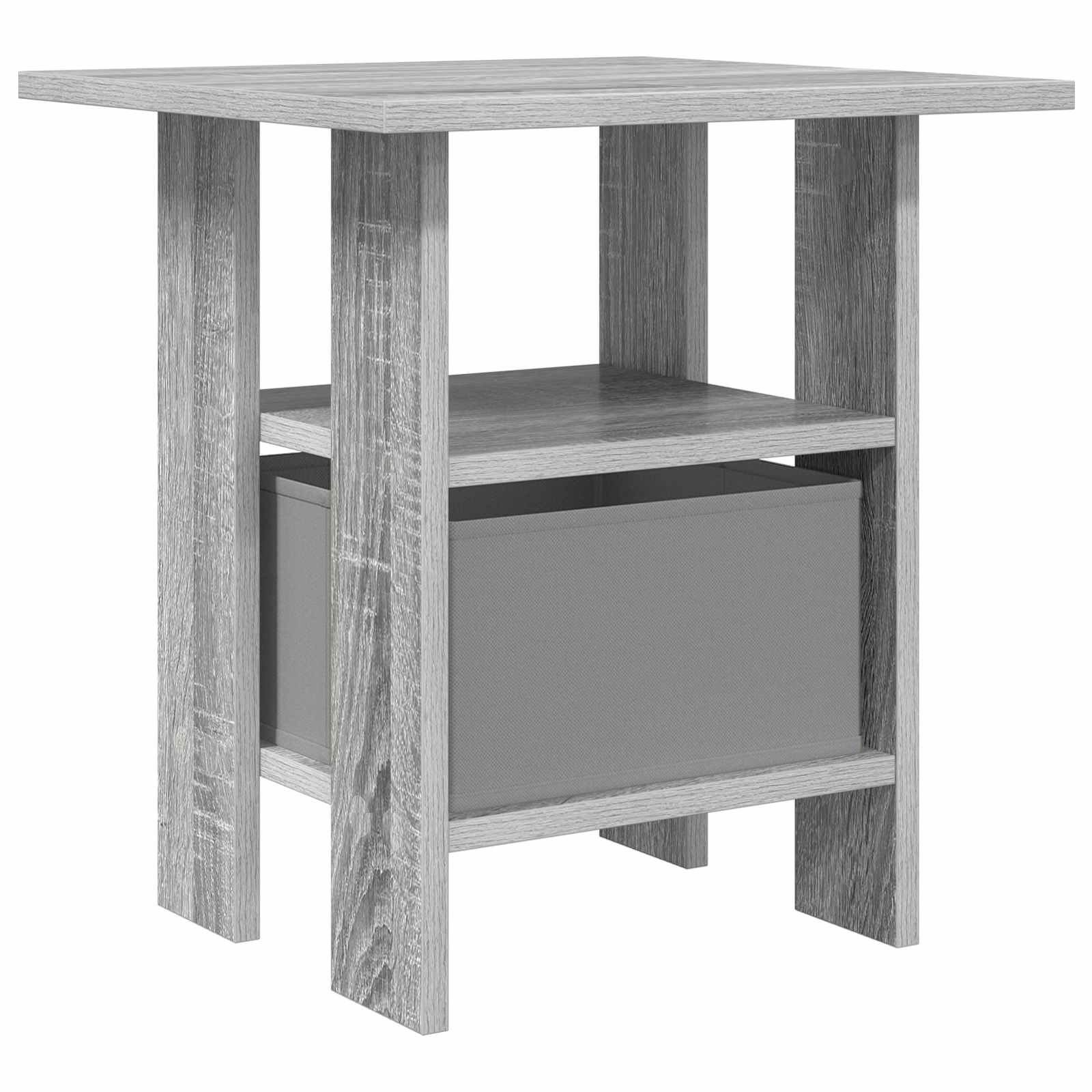 Table de chevet 2 pc Gris Sonoma 41 x 40 x 45 cm - XIOS