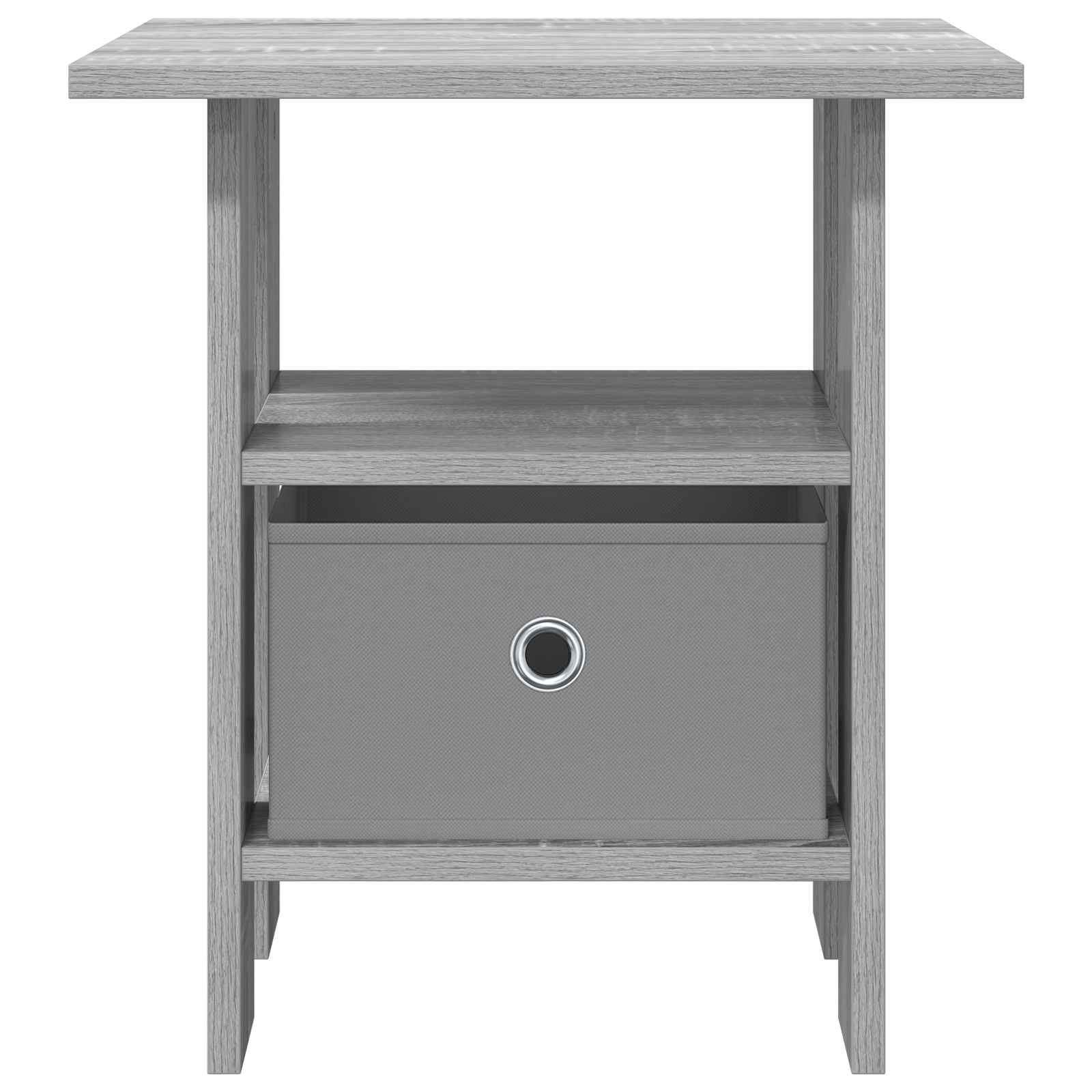 Table de chevet 2 pc Gris Sonoma 41 x 40 x 45 cm - XIOS