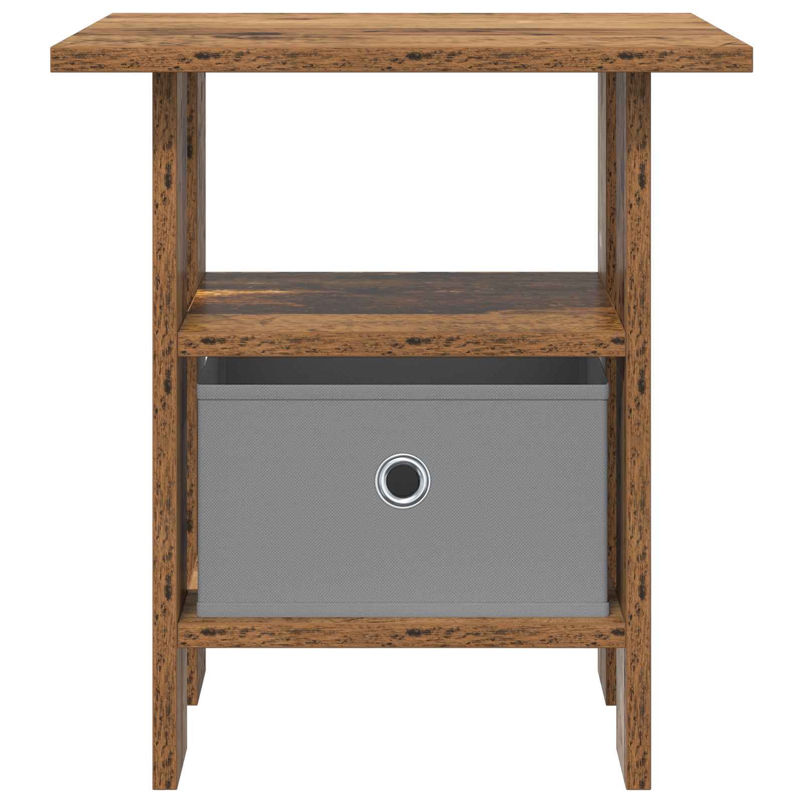 Table de chevet 2 pc Bois ancien 41 x 40 x 45 cm - XIOS
