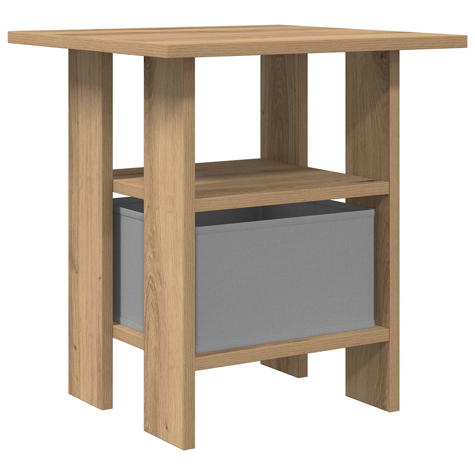 Table de chevet 2 pc Chêne artisanal 41 x 40 x 45 cm - XIOS