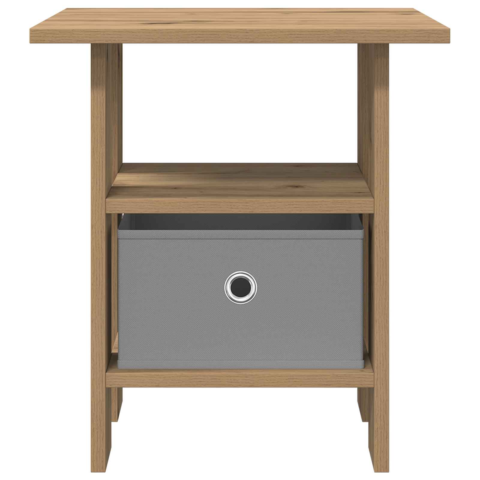 Table de chevet 2 pc Chêne artisanal 41 x 40 x 45 cm - XIOS