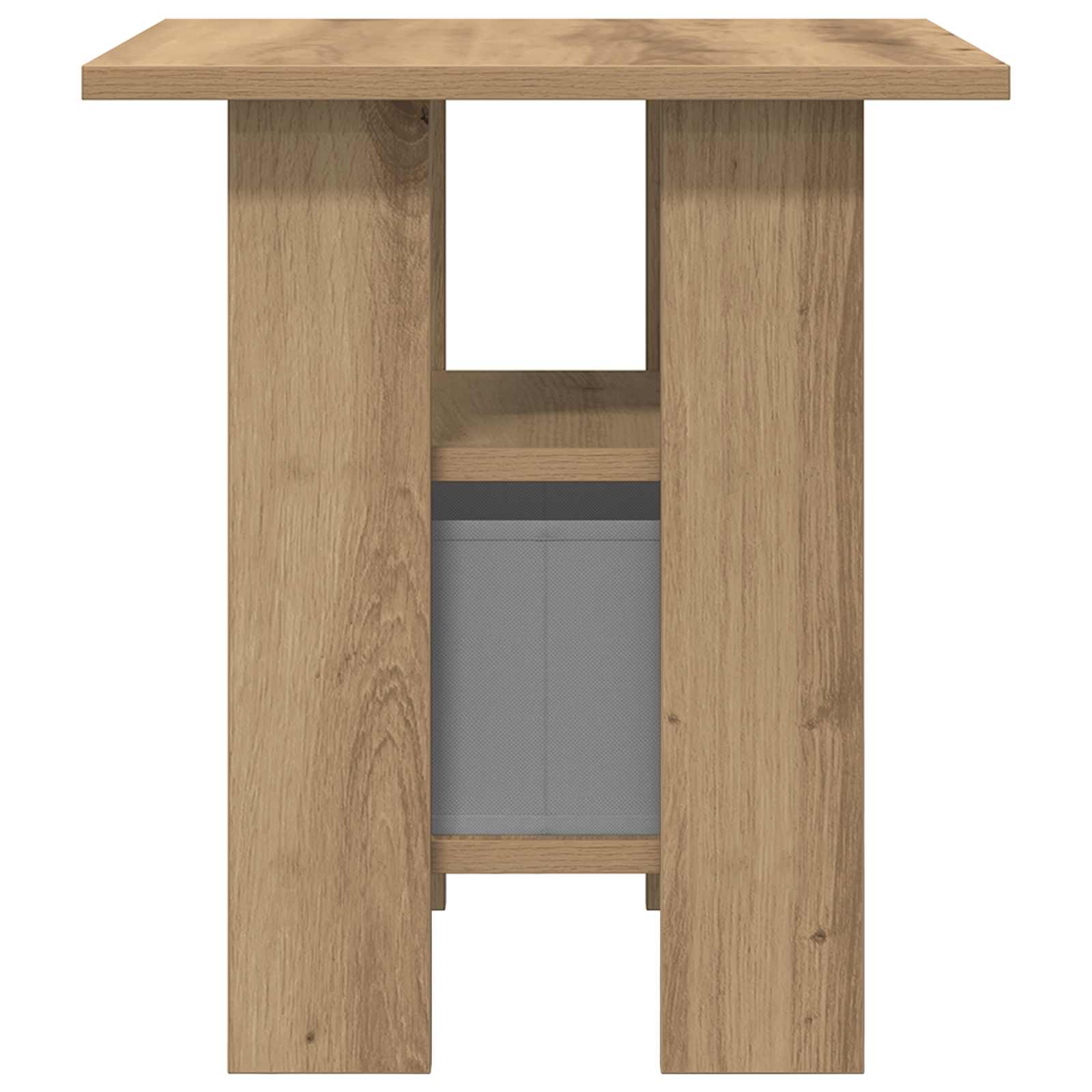 Table de chevet 2 pc Chêne artisanal 41 x 40 x 45 cm - XIOS