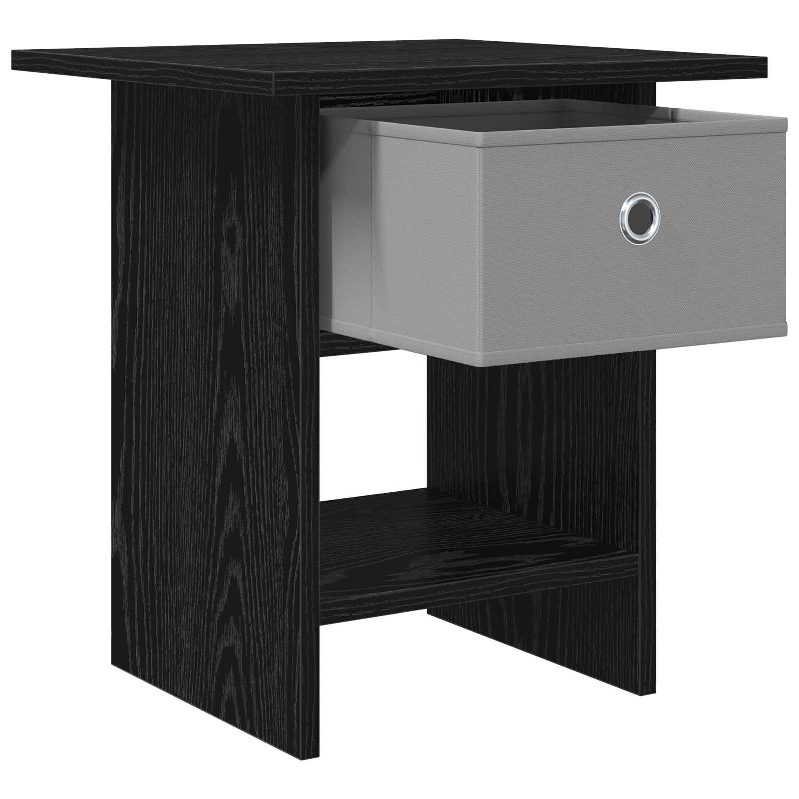 Table de chevet Chêne noir 41 x 40 x 45 cm Bois d'ingénierie - XIOS