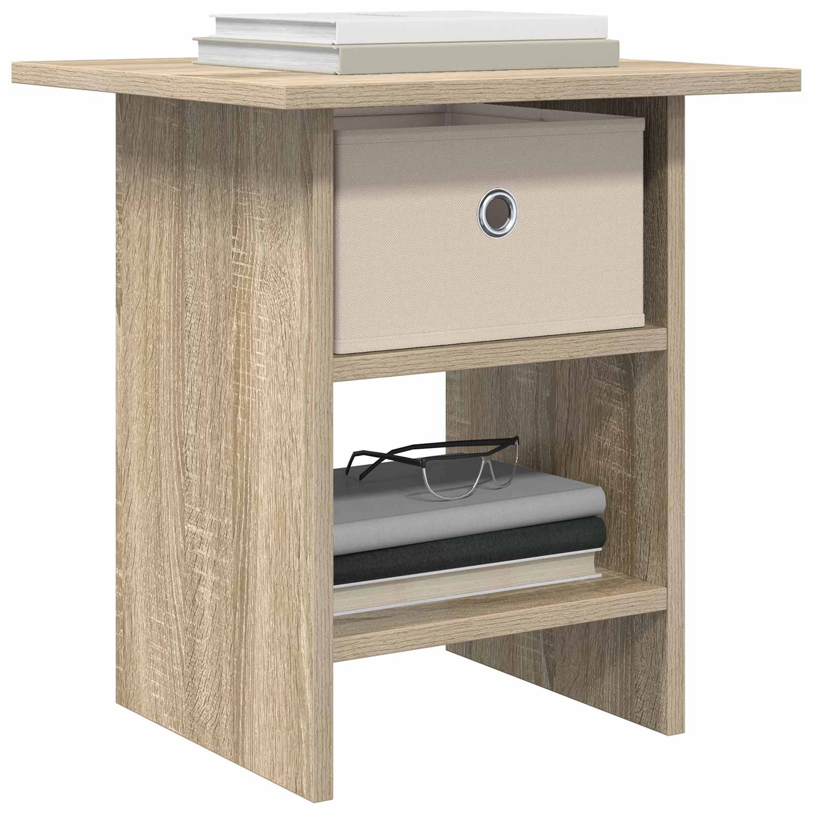 Table de chevet avec tiroir 2 pcs Chêne Sonoma 41 x 40 x 45 cm - XIOS