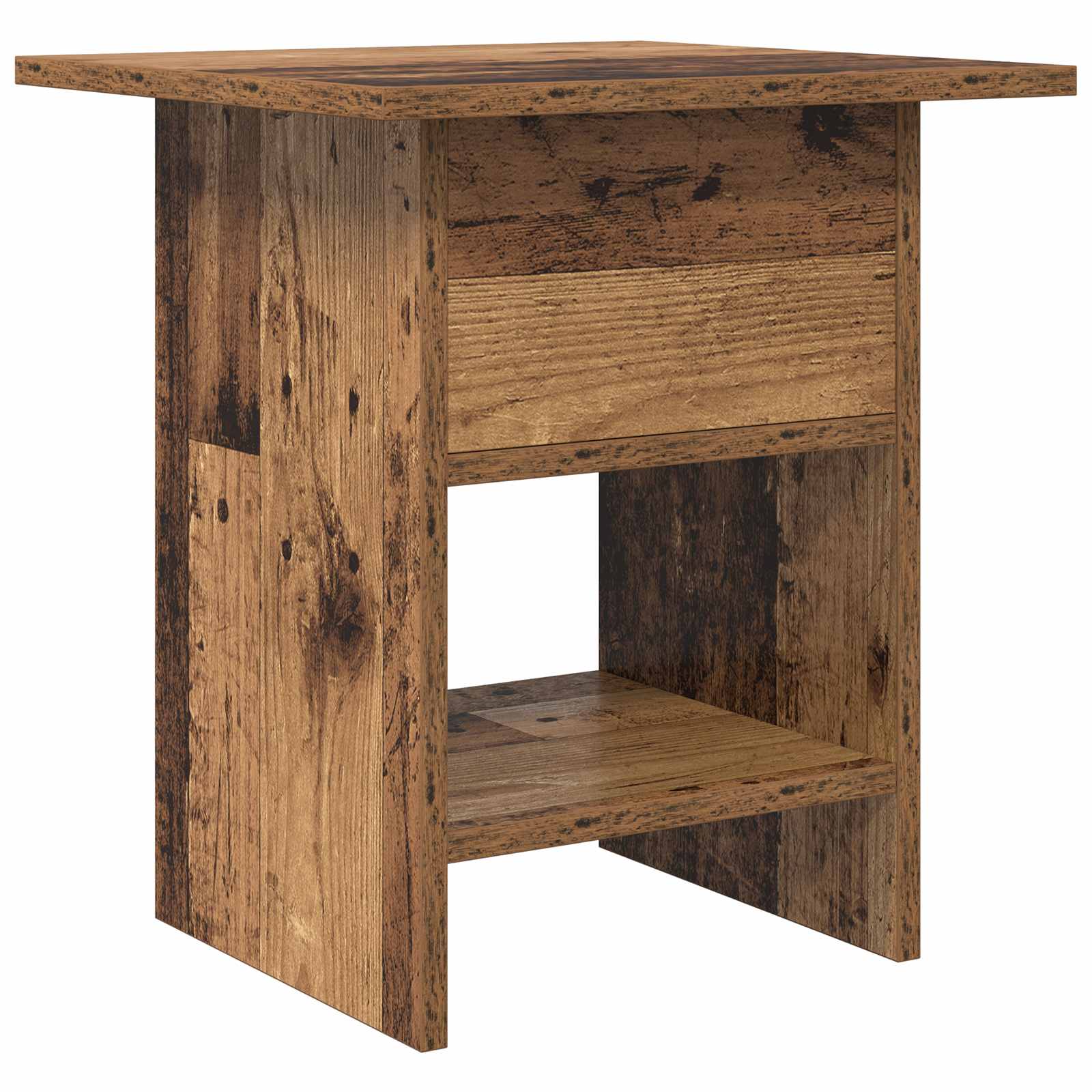 Table de chevet avec tiroir 2 pcs Bois ancien 41 x 40 x 45 cm - XIOS