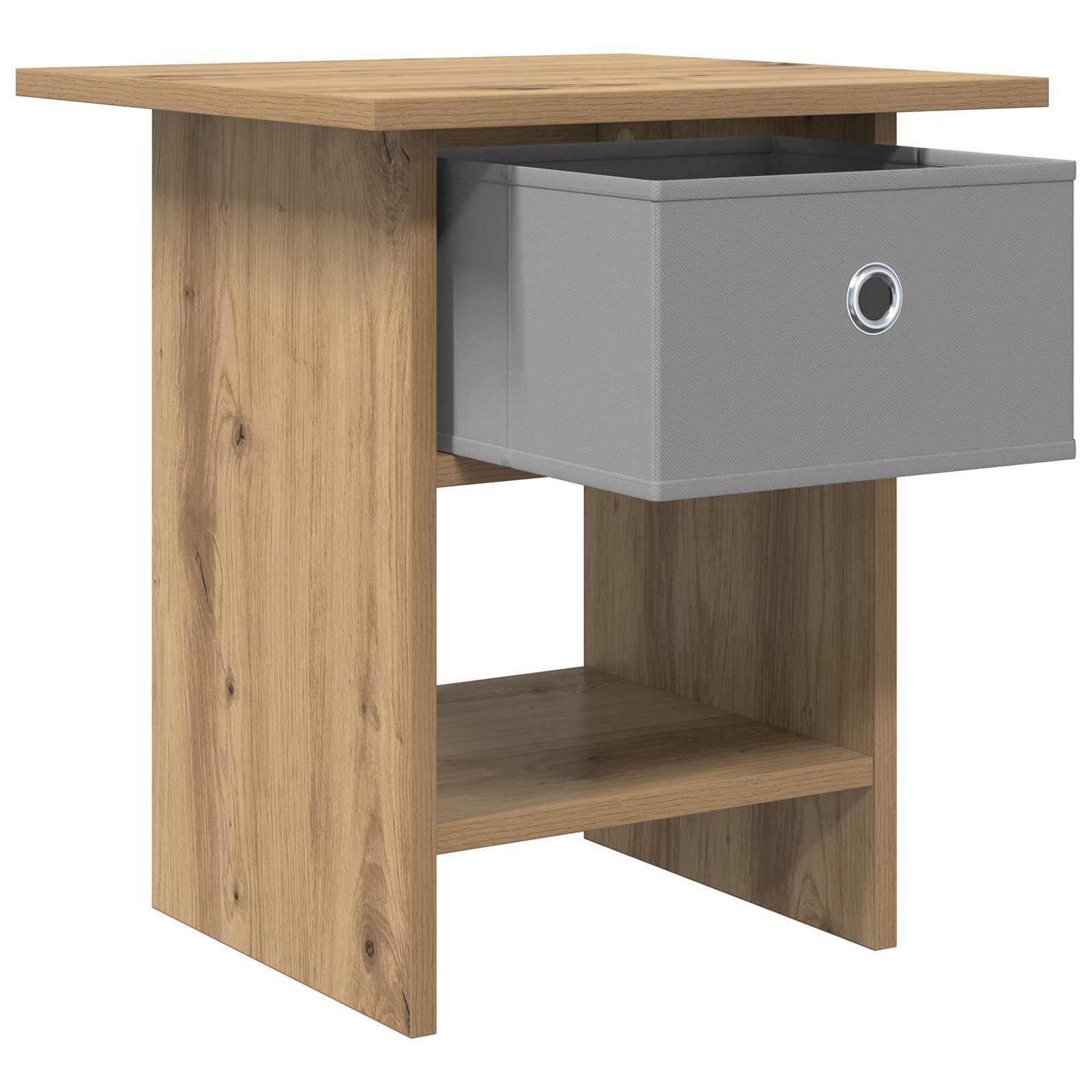 Table de chevet 2 pc Chêne artisanal 41 x 40 x 45 cm - XIOS