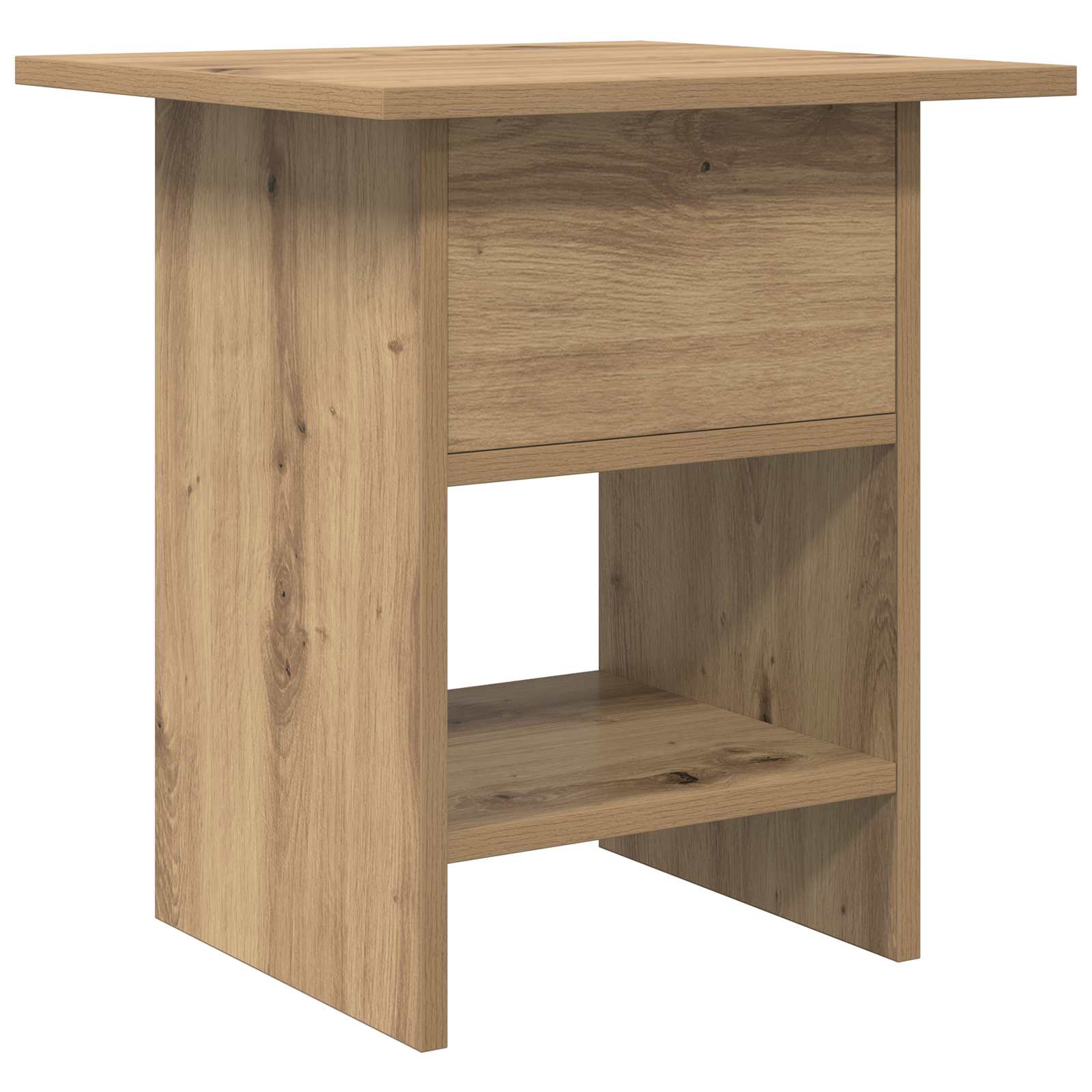 Table de chevet 2 pc Chêne artisanal 41 x 40 x 45 cm - XIOS