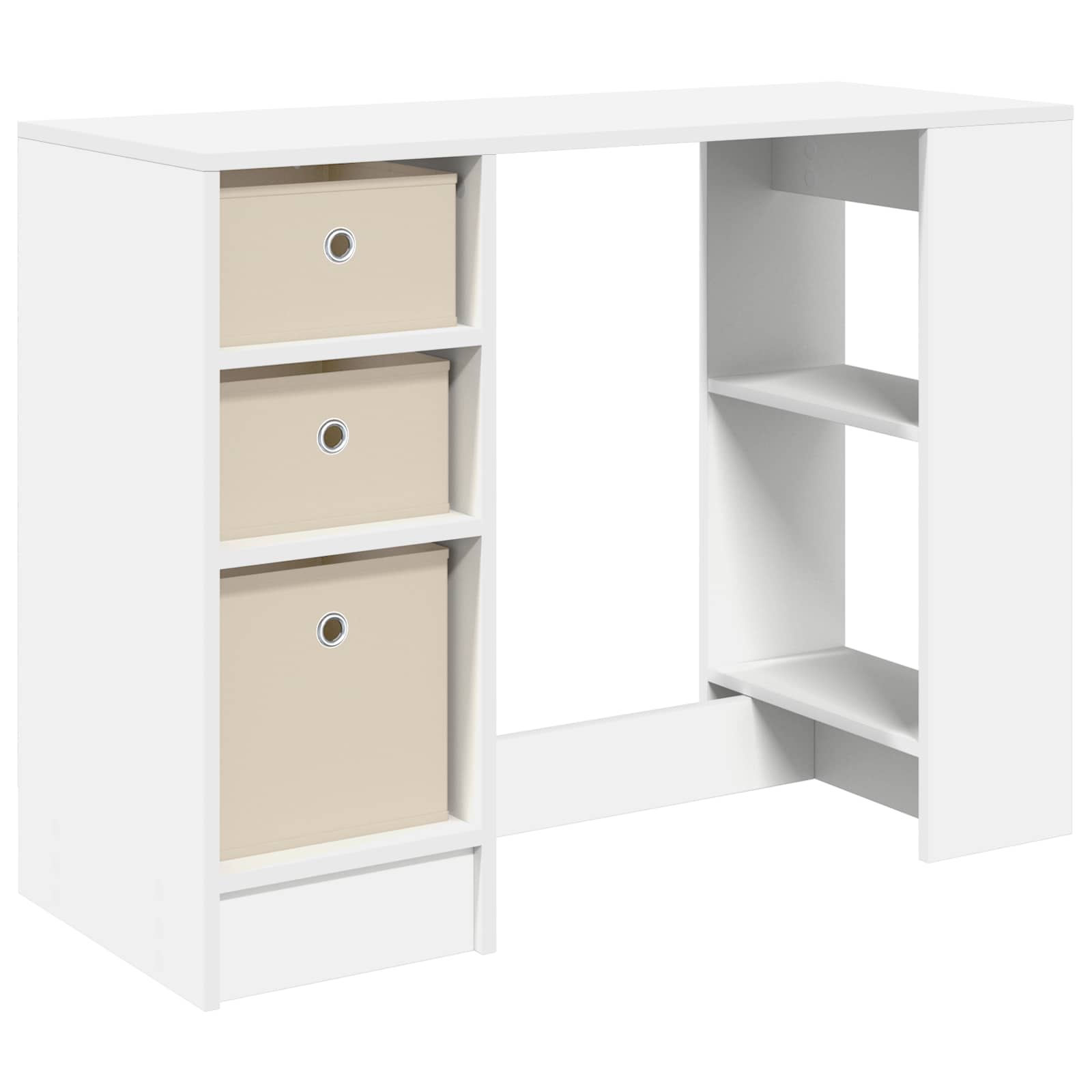 Bureau avec tiroir Blanc 100 x 40 x 75 cm Bois d'ingénierie - XIOS
