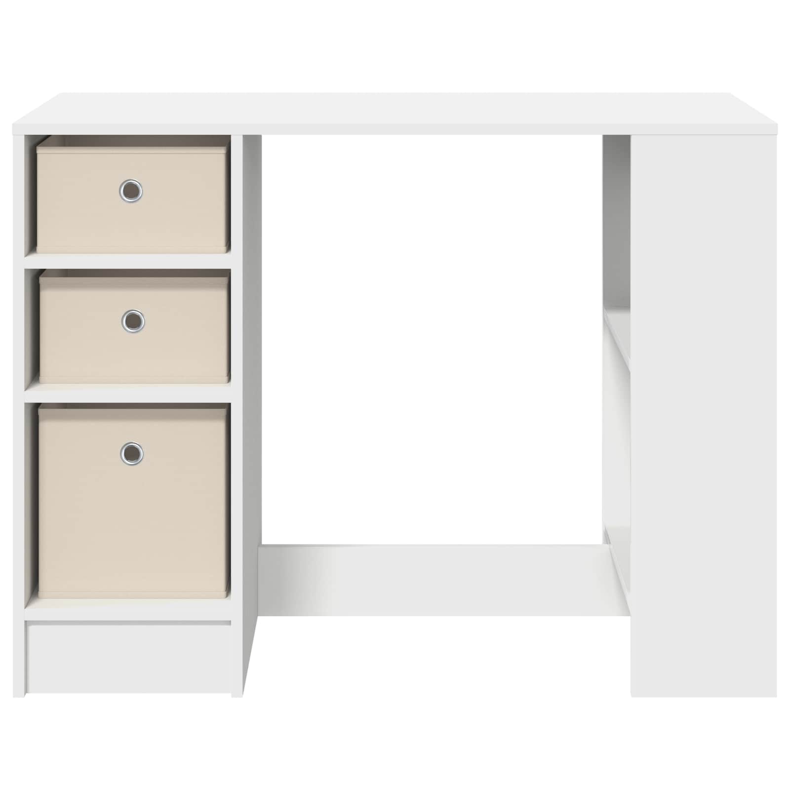 Bureau avec tiroir Blanc 100 x 40 x 75 cm Bois d'ingénierie - XIOS
