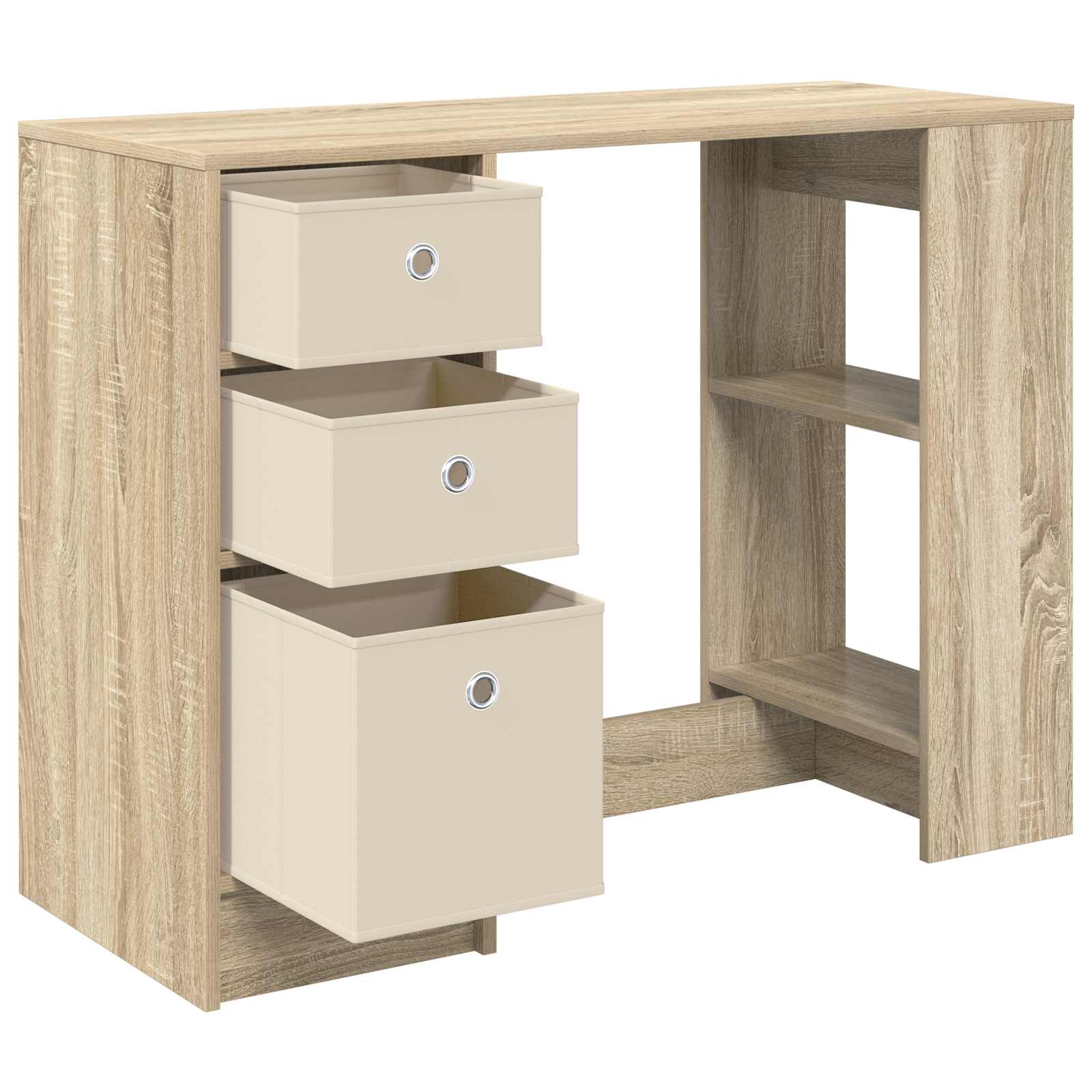 Bureau Chêne Sonoma 100 x 40 x 75 cm Bois d'ingénierie - XIOS